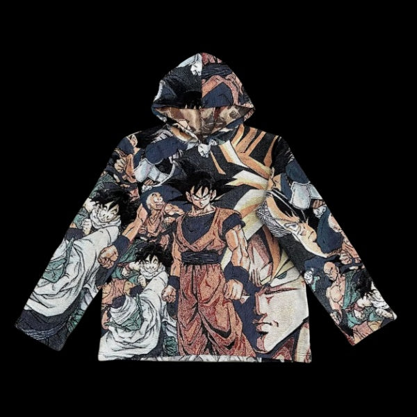DBZ GOKU WOVEN TAPESTRY HOODIE