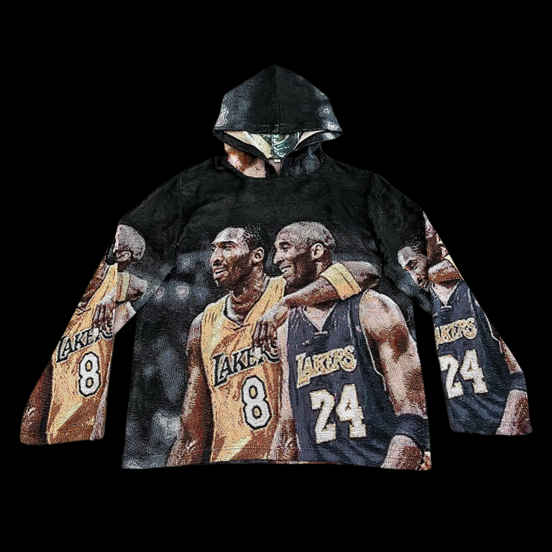 FOREVER 8&24 WOVEN TAPESTRY HOODIE