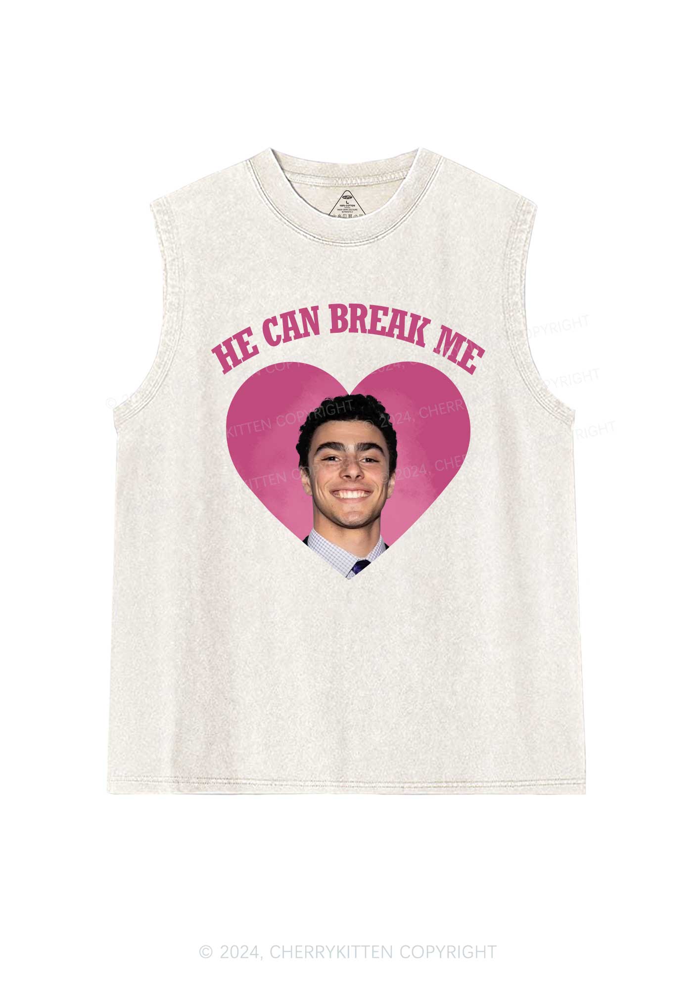 Break Me Luigi Y2K Washed Tank Cherrykitten