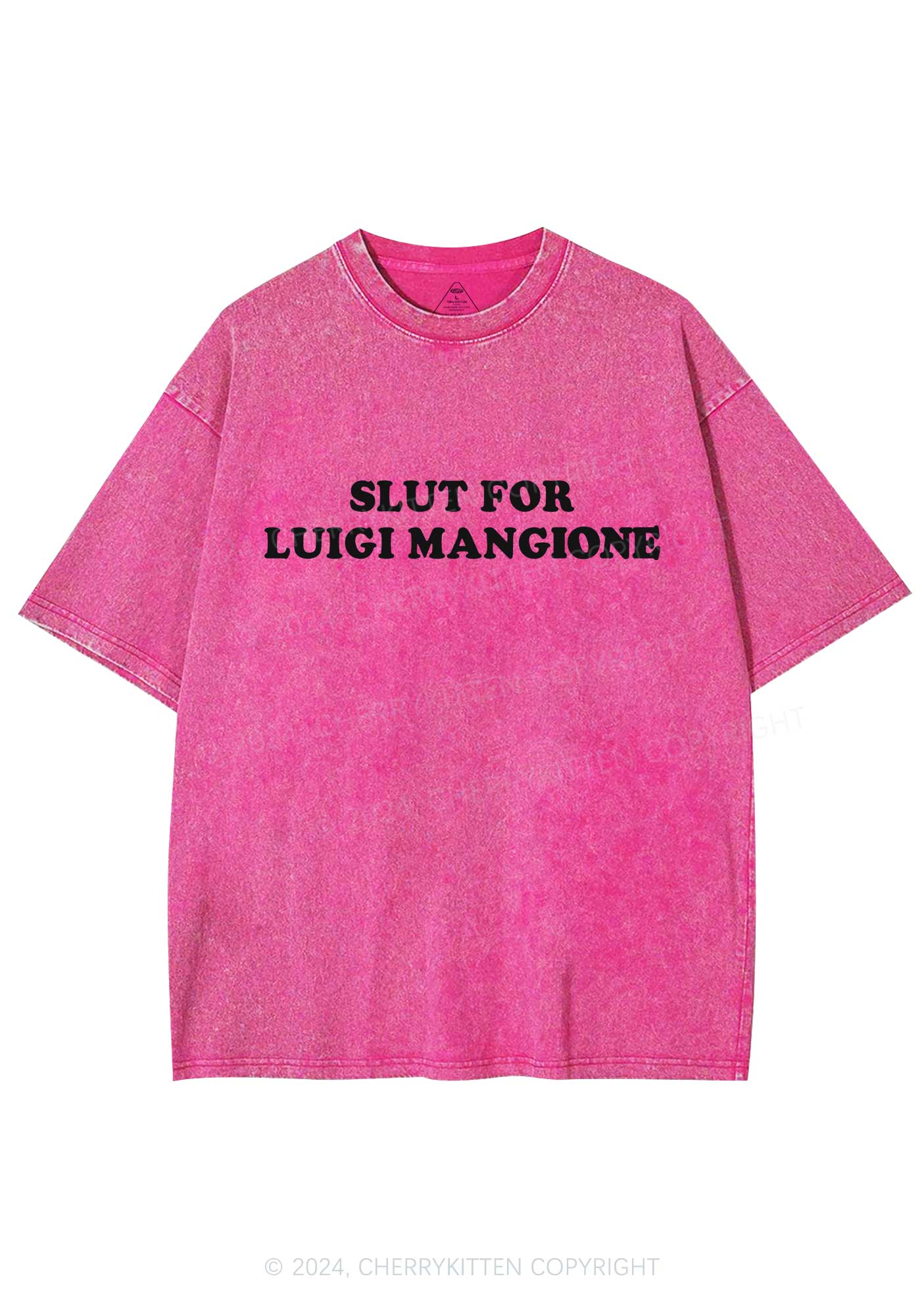 Slxt For Luigi Y2K Washed Tee Cherrykitten