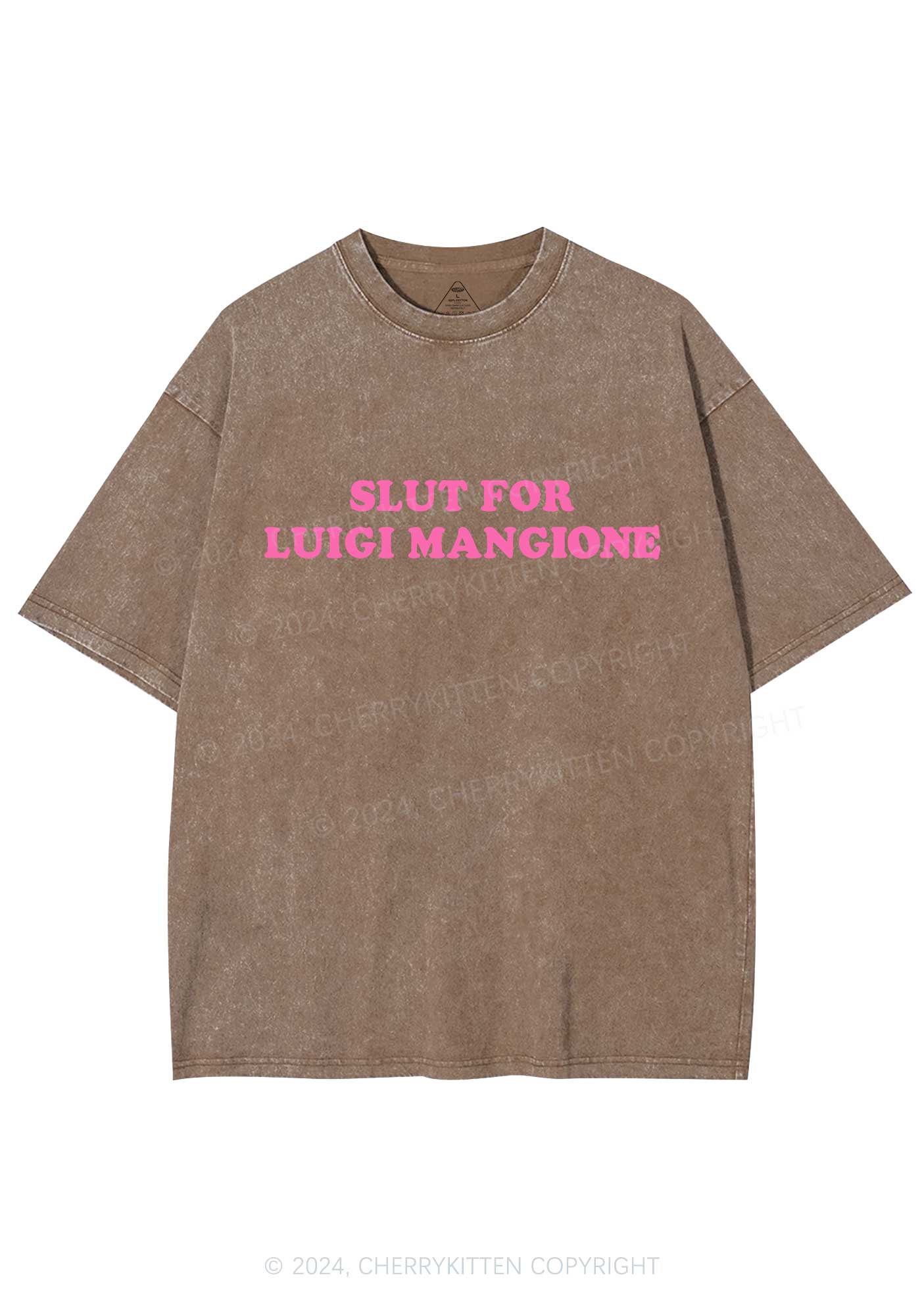 Slxt For Luigi Y2K Washed Tee Cherrykitten