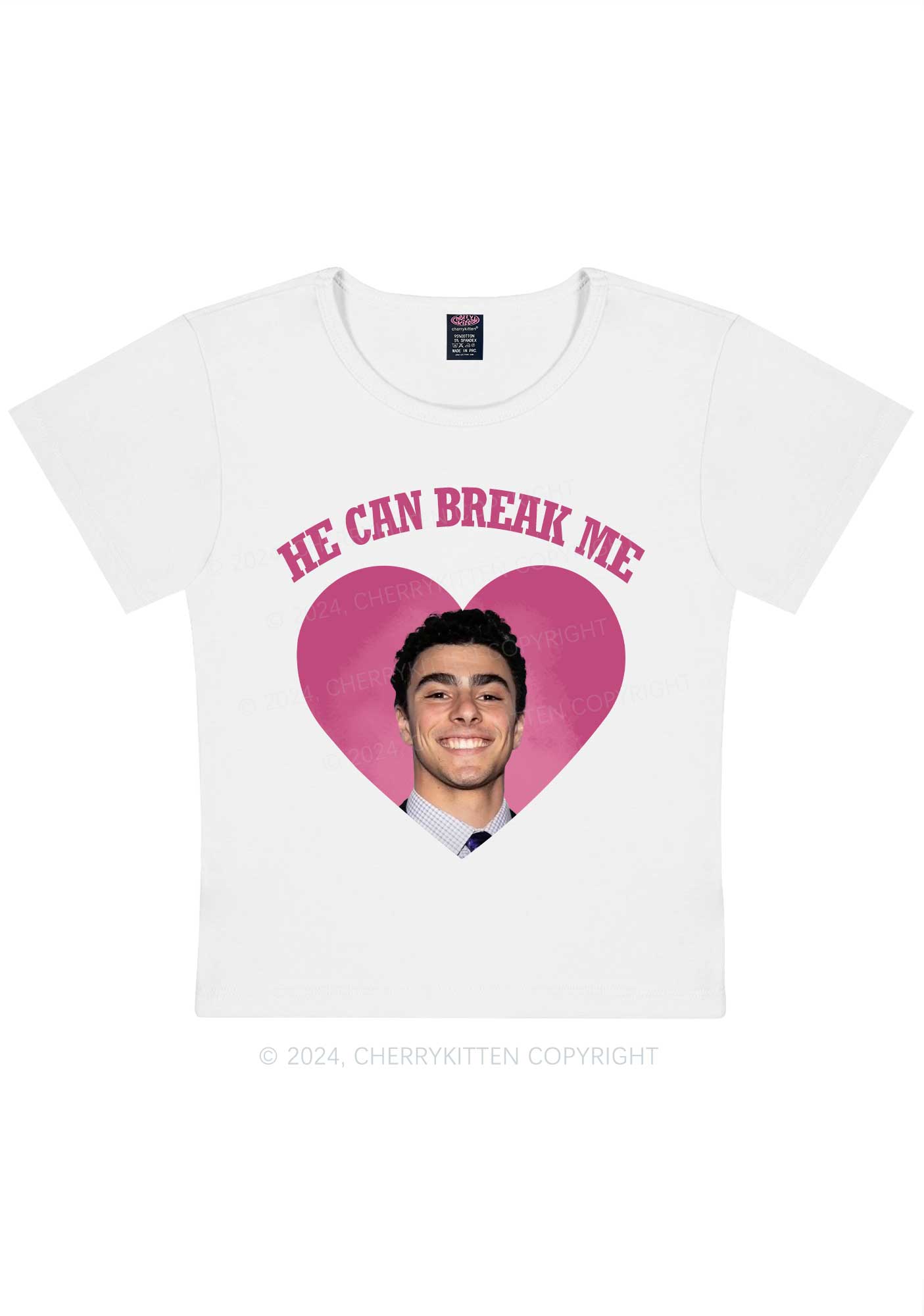 Break Me Luigi Y2K Baby Tee Cherrykitten