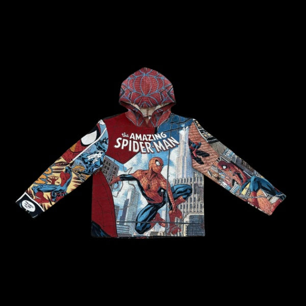 AMAZING SPIDER-MAN WOVEN TAPESTRY HOODIE