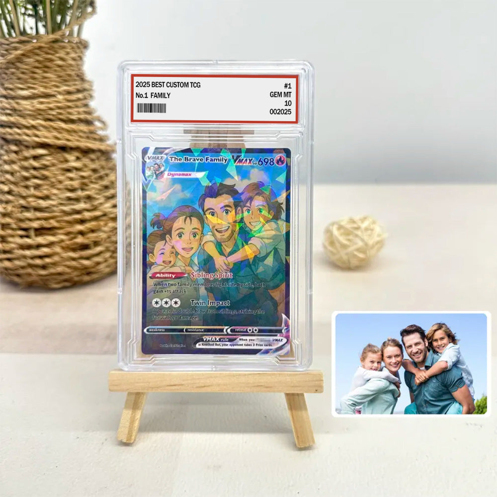 50% OFF🤩Personalized Famliy Anime Art Trading Card