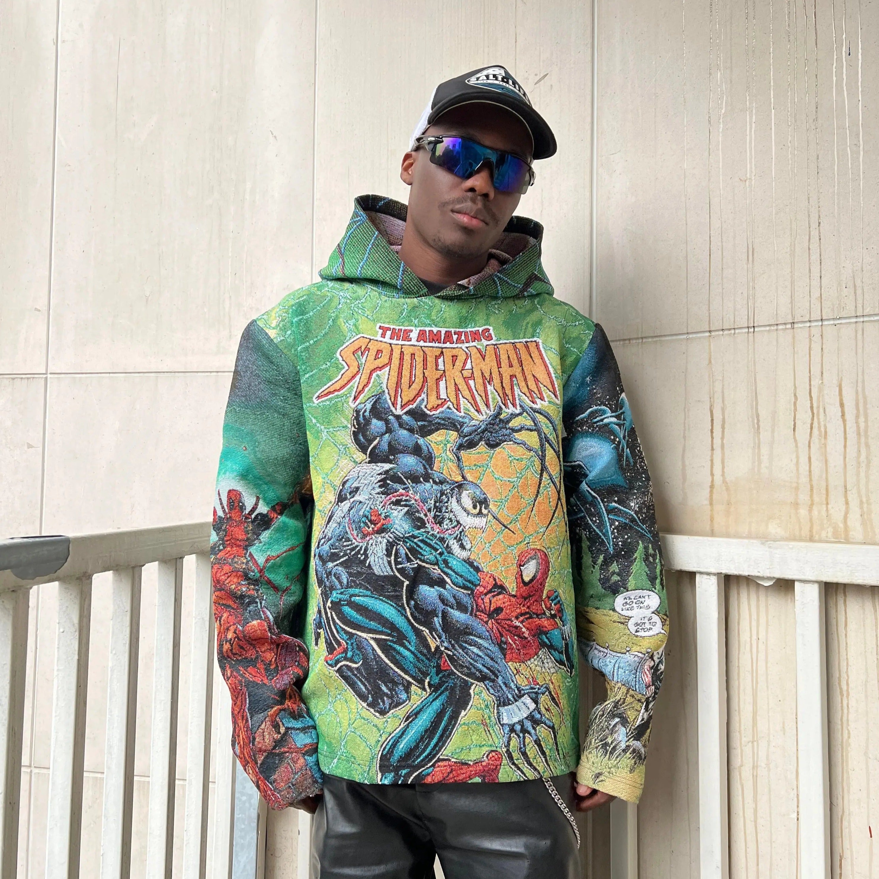GO FIGHT! WOVEN TAPESTRY HOODIE