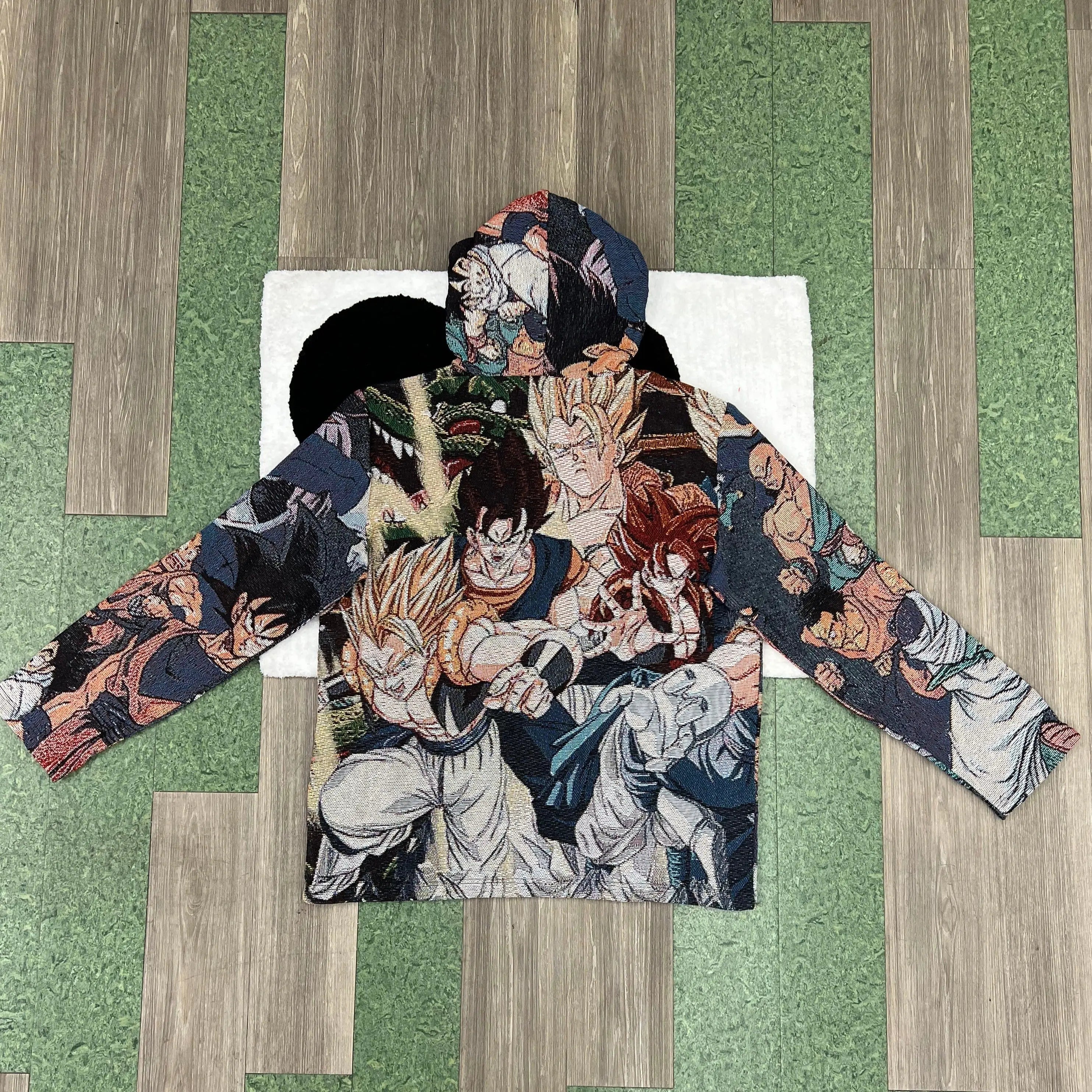 DBZ GOKU WOVEN TAPESTRY HOODIE