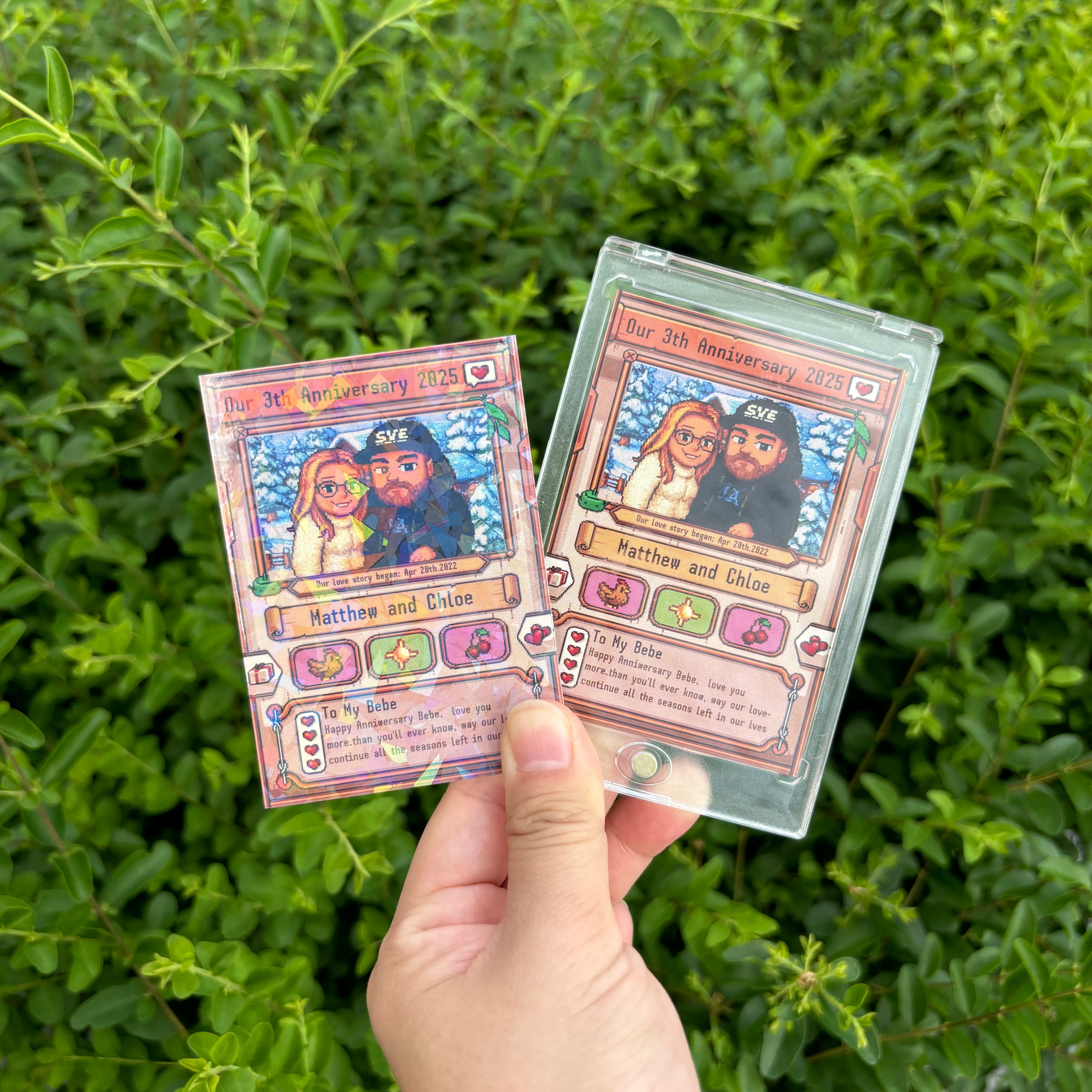 Custom Anniversary Card for Farming Game Lovers