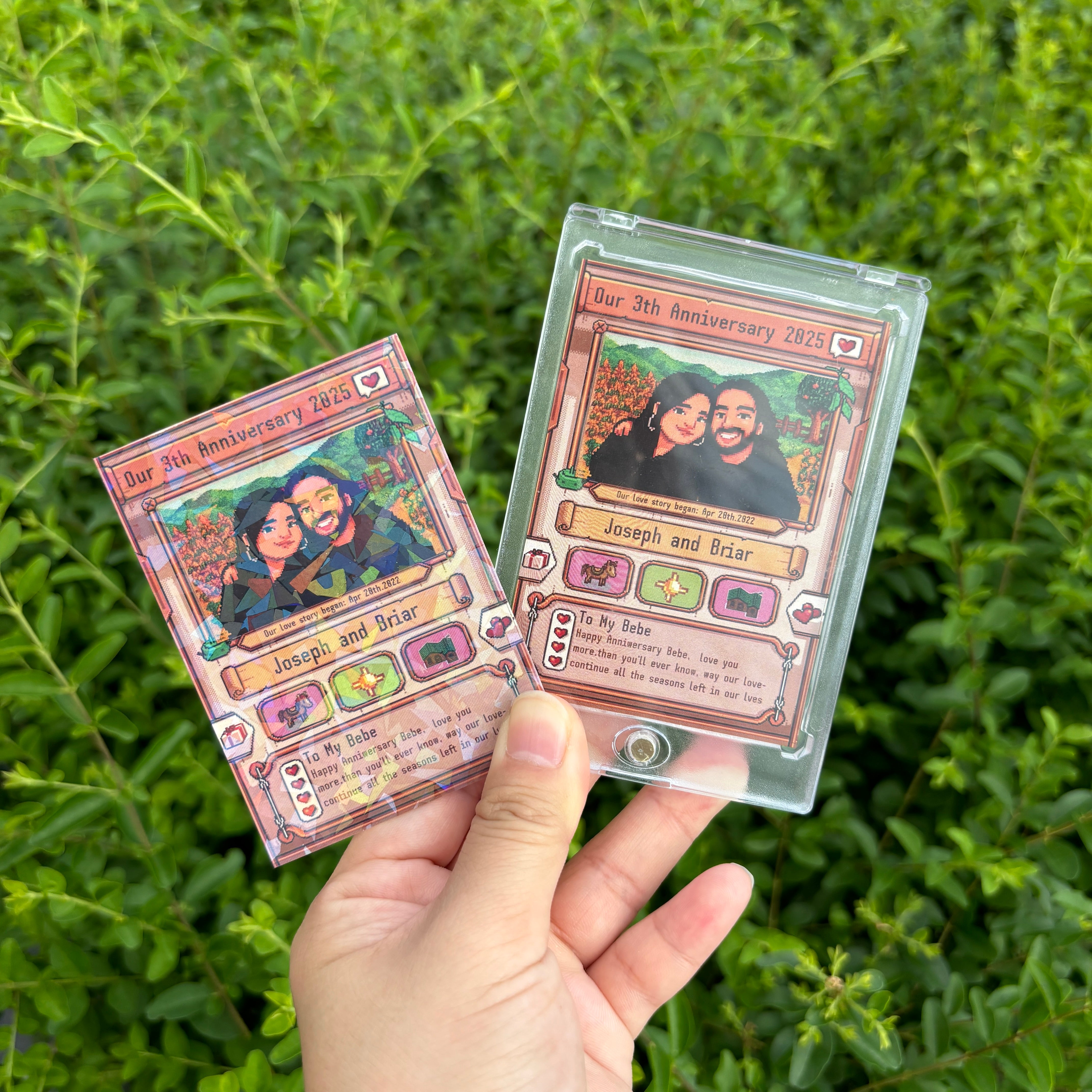 Custom Anniversary Card for Farming Game Lovers