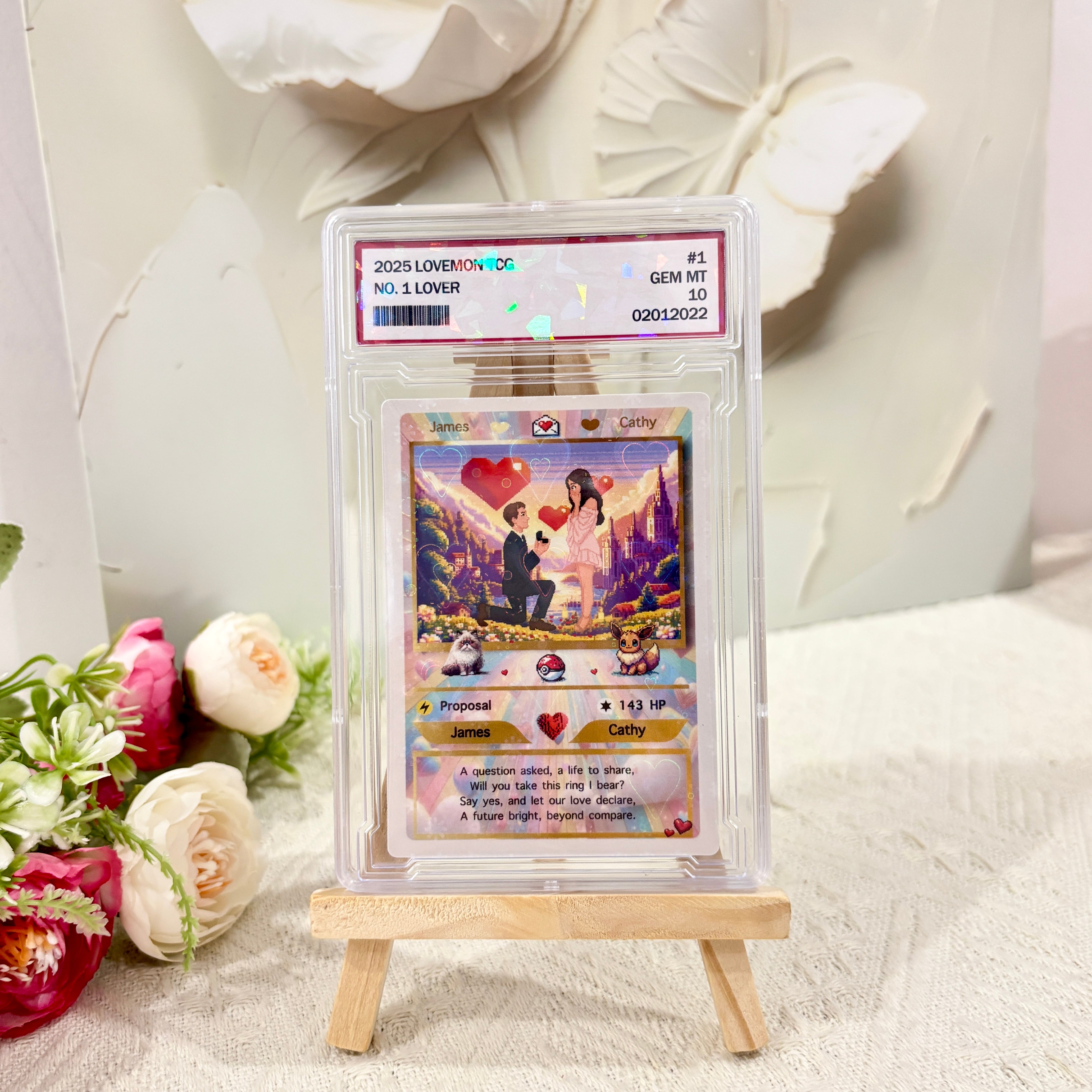 50% OFF💕Personalized Pixel Art Themed Card