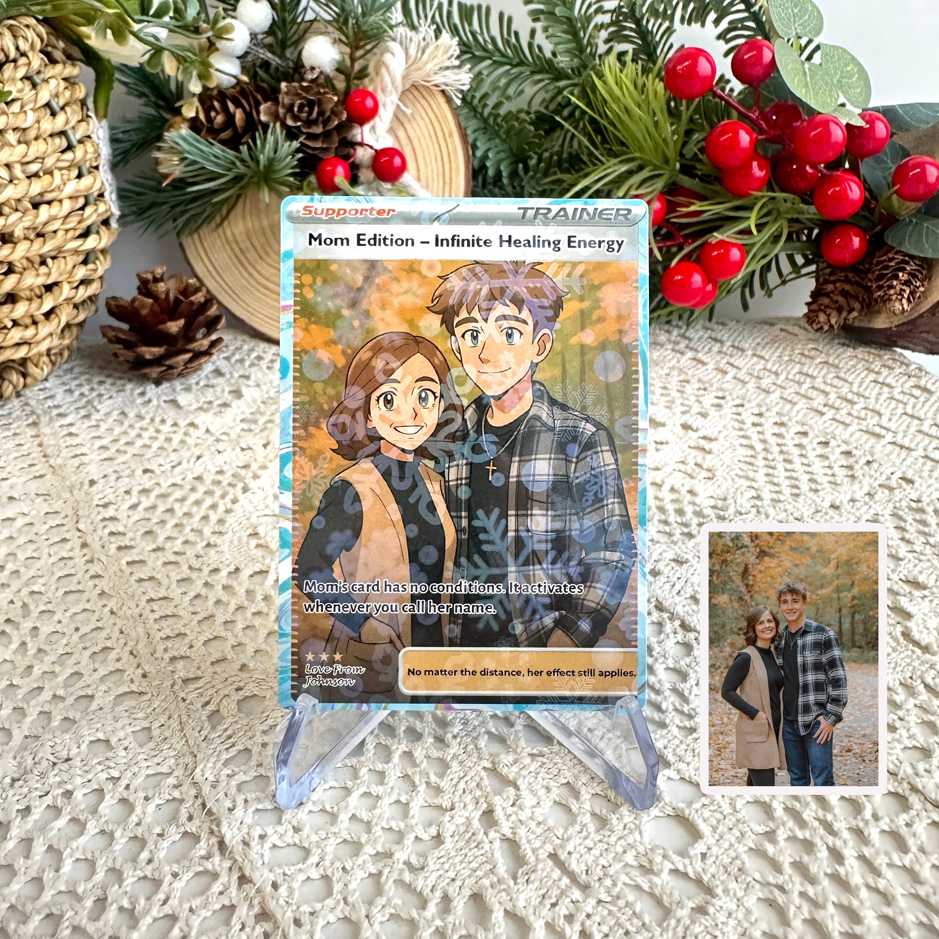 50% OFF🤩Personalized Mom Anime Supporter Trainer Card