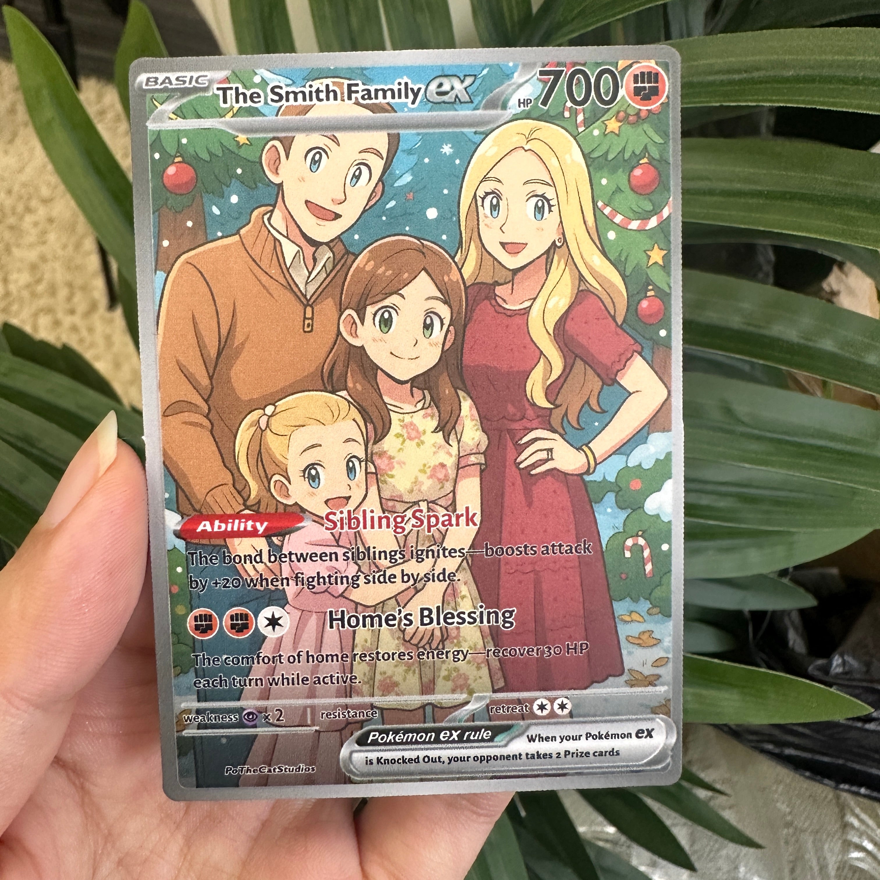 50% OFF🤩Personalized Famliy Anime Art Trading Card