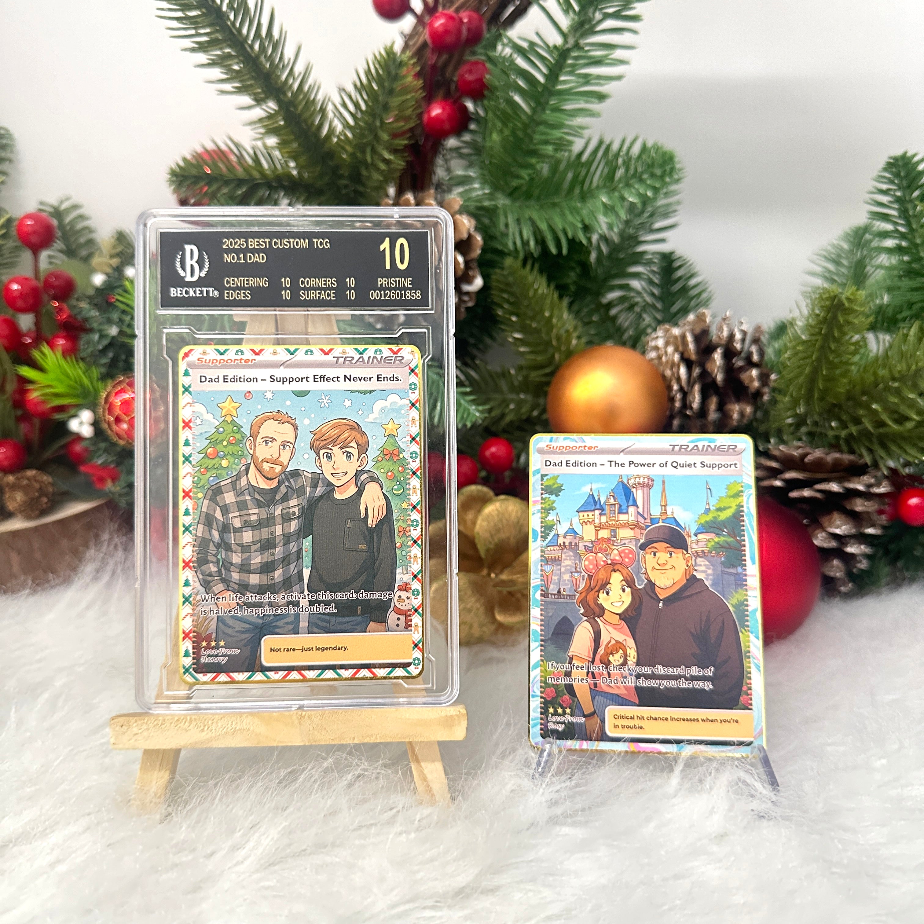 50% OFF🤩Personalized Dad Anime Supporter Trainer Card