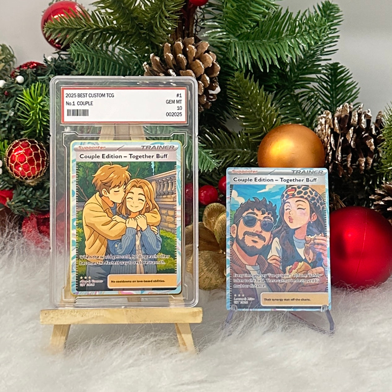 50% OFF🤩Personalized Couple Anime Supporter Trainer Card