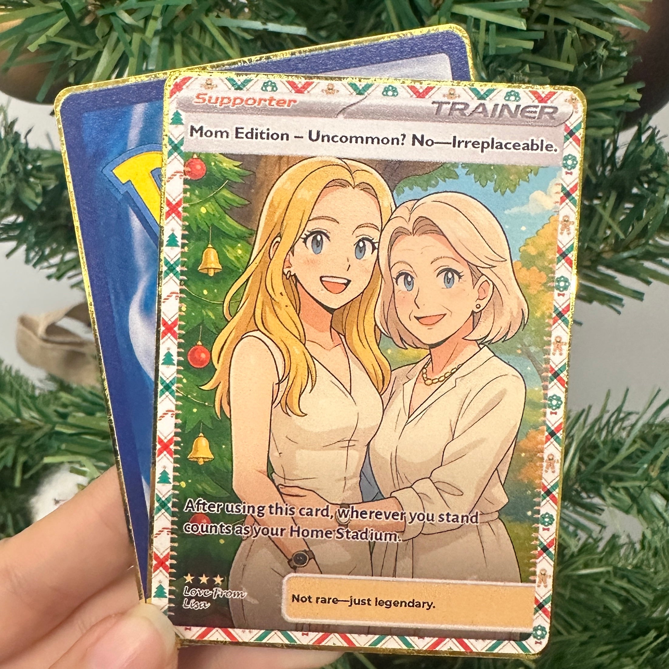 50% OFF🤩Personalized Mom Anime Supporter Trainer Card