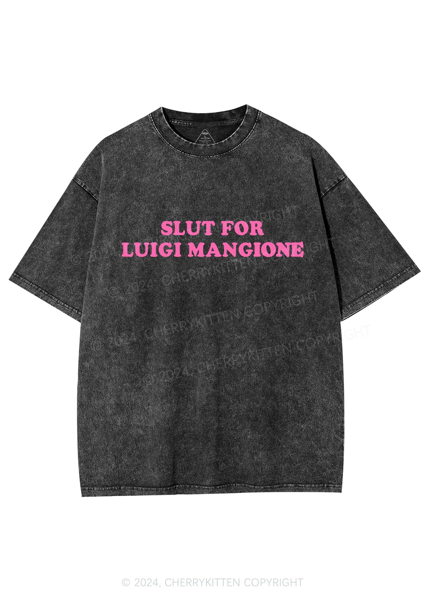 Slxt For Luigi Y2K Washed Tee Cherrykitten