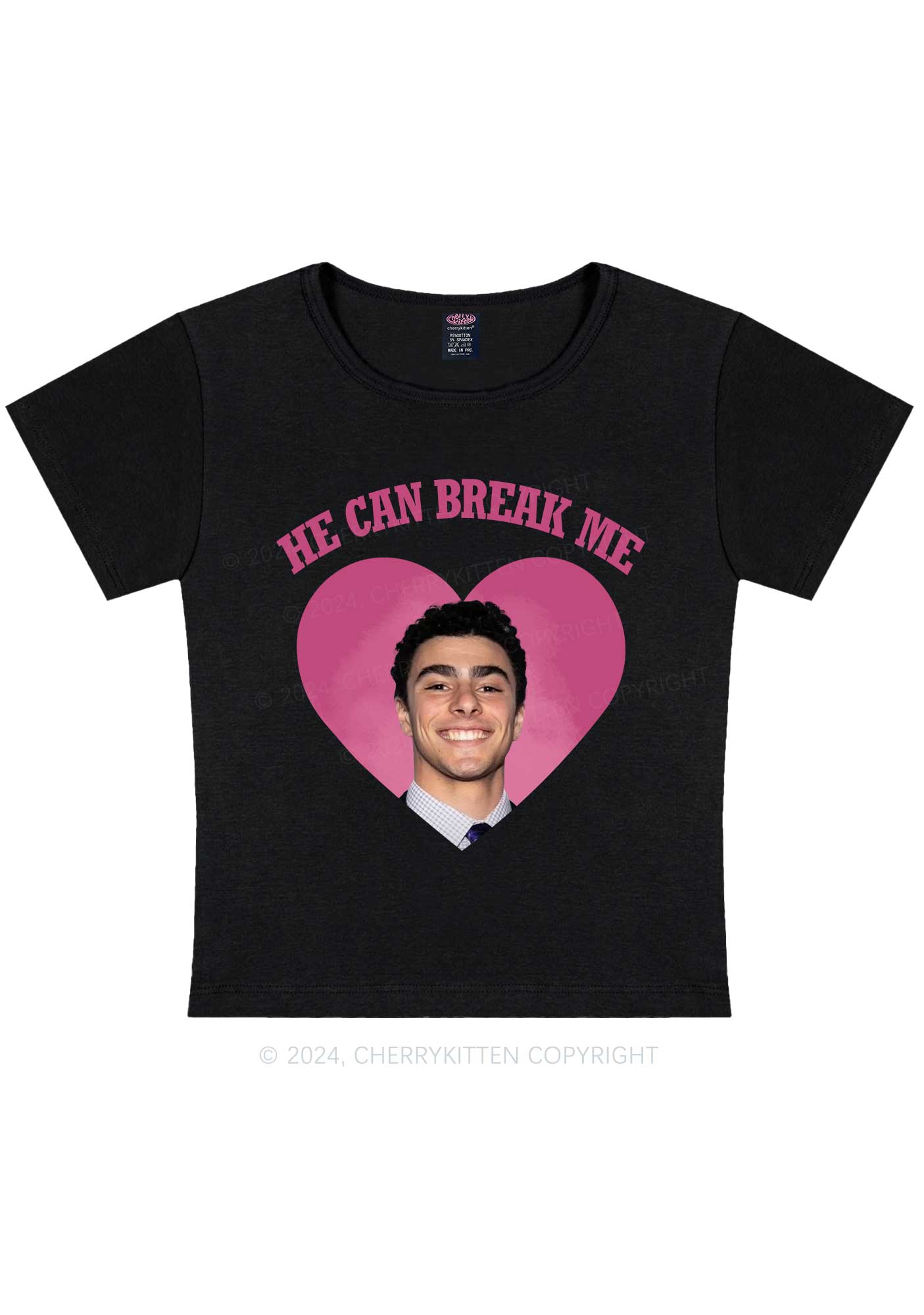 Break Me Luigi Y2K Baby Tee Cherrykitten