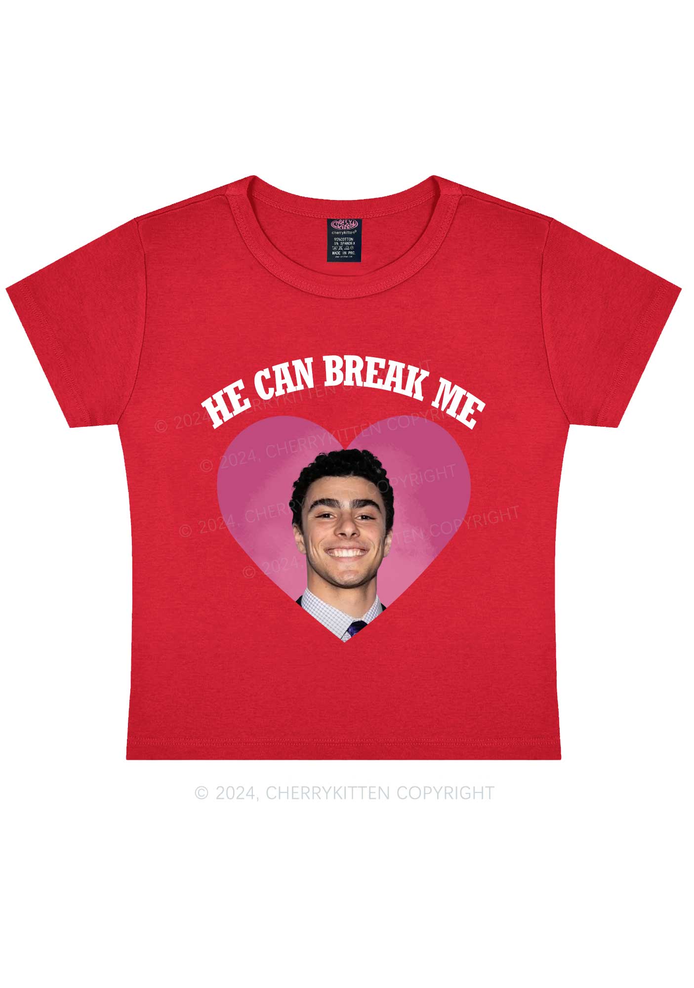 Break Me Luigi Y2K Baby Tee Cherrykitten