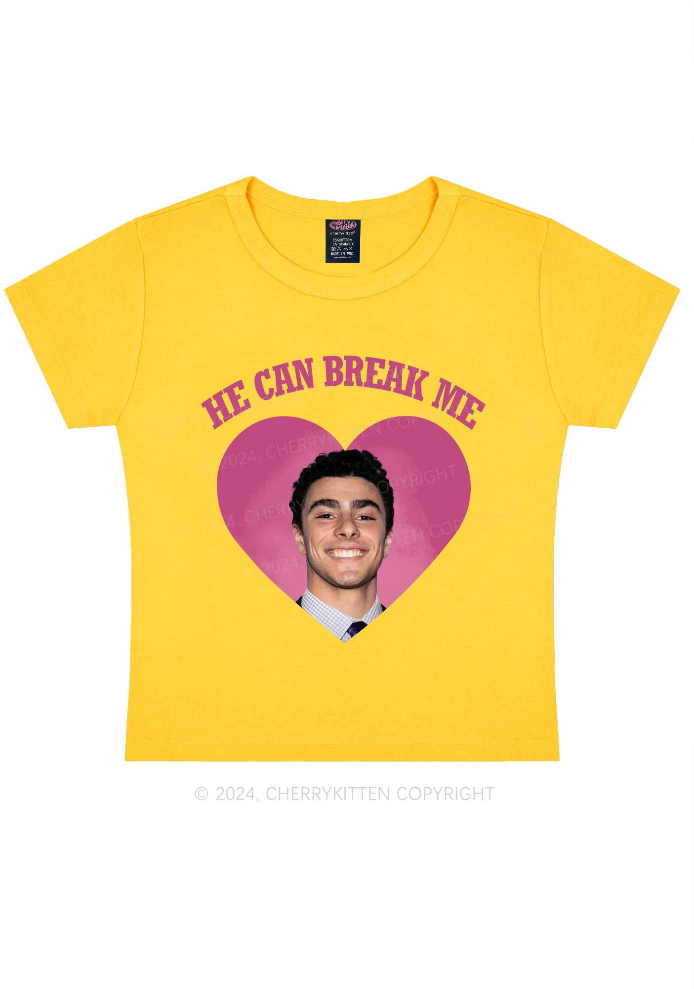 Break Me Luigi Y2K Baby Tee Cherrykitten