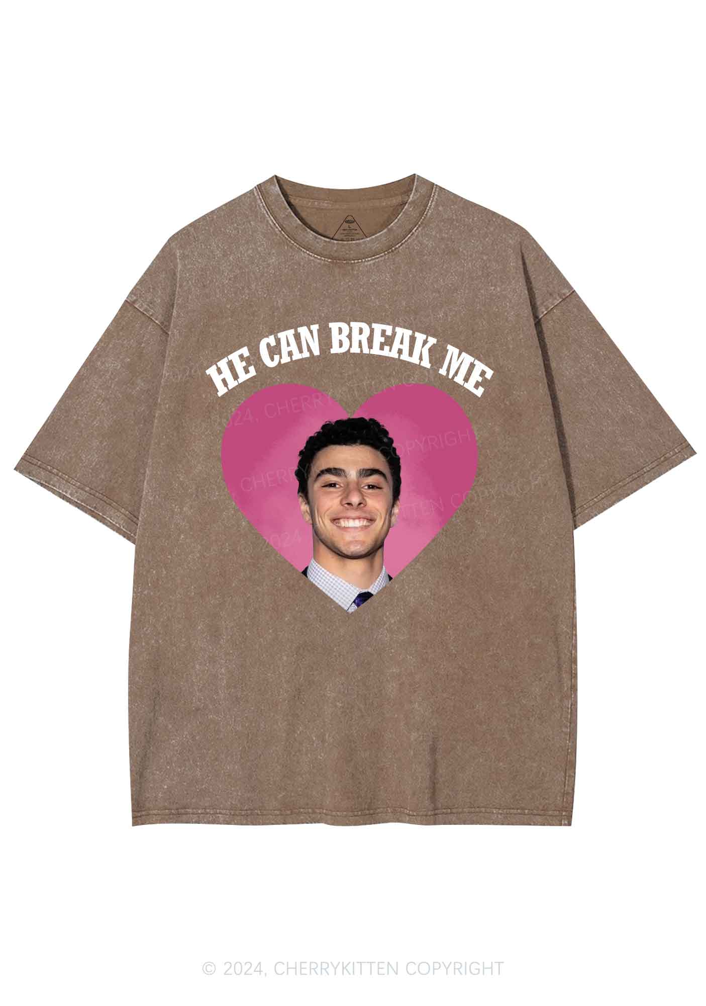 Break Me Luigi Y2K Washed Tee Cherrykitten