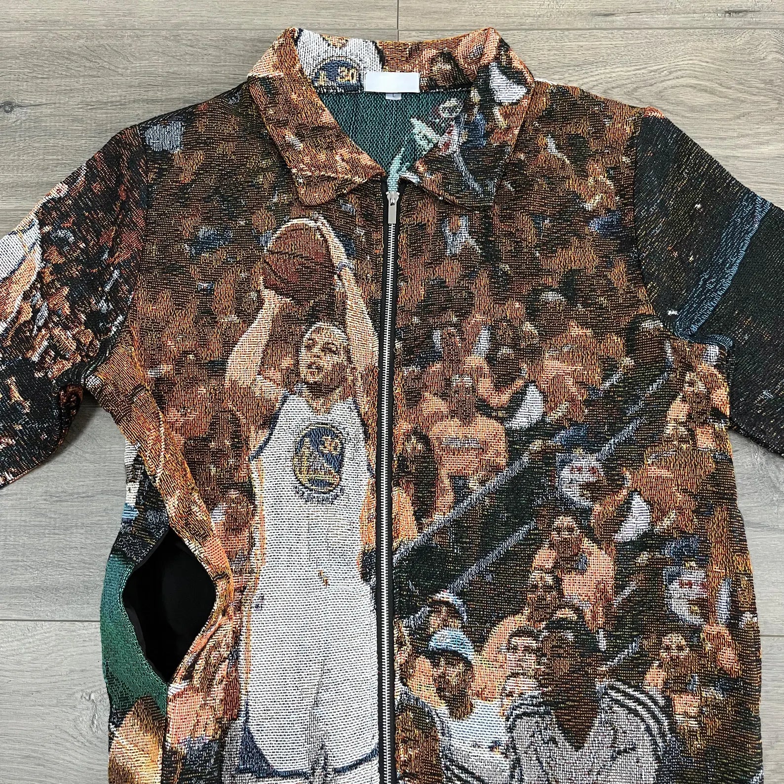 STEPHEN CURRY WOVEN TAPESTRY JACKET