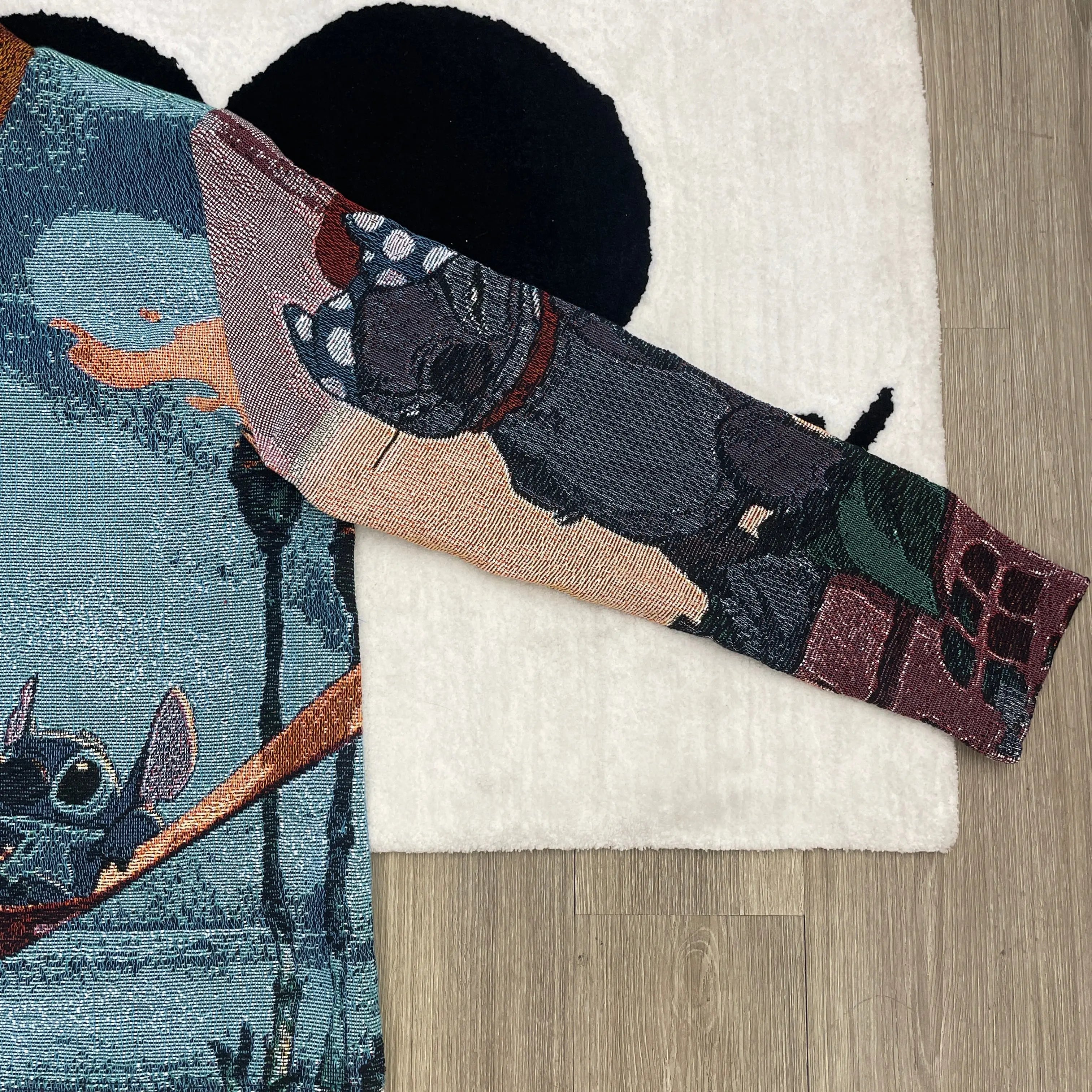 OHANA WOVEN TAPESTRY HOODIE