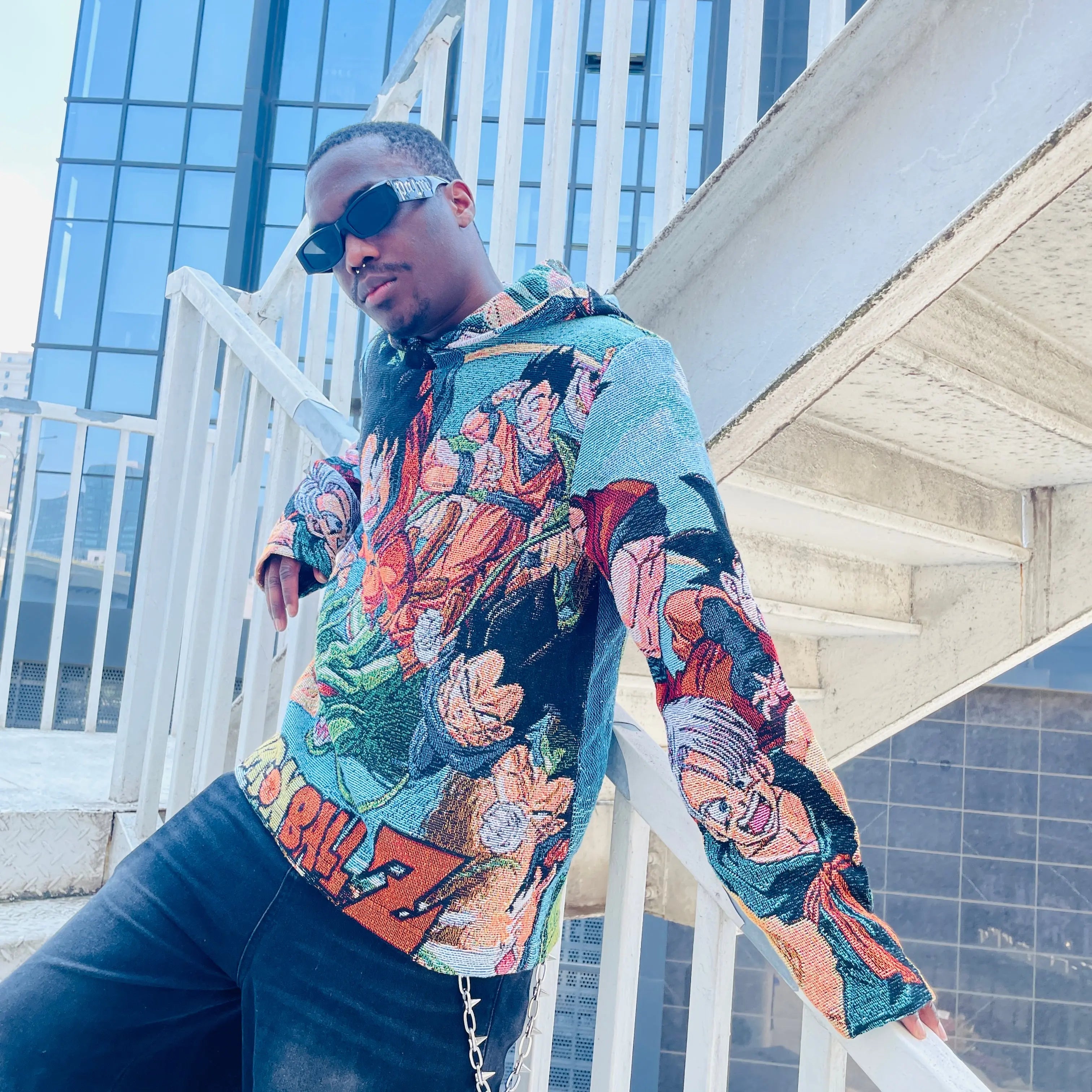 DBZ SHENRON WOVEN TAPESTRY HOODIE