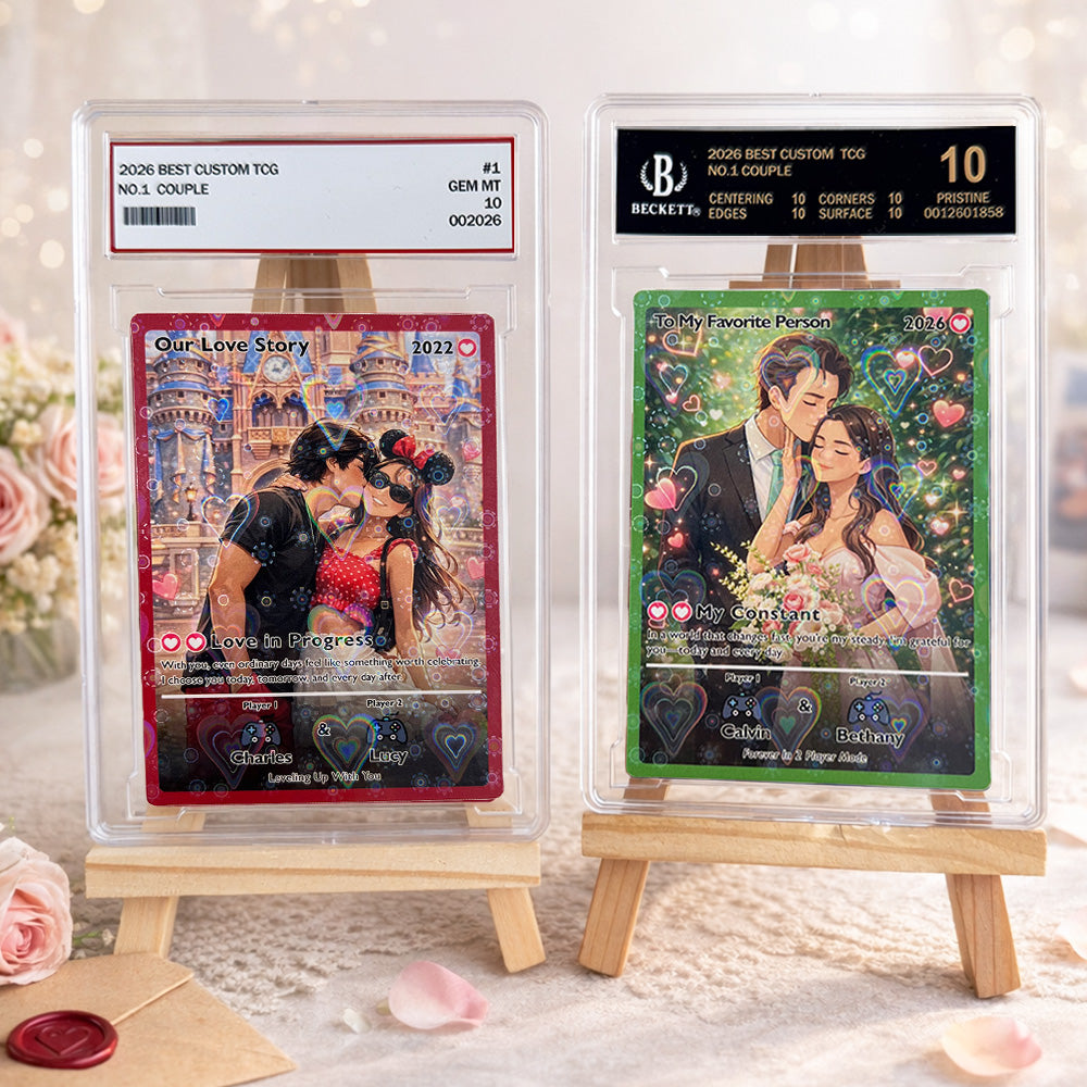 50% OFF🎮Personalized Couple Player Anime Art Classic Card Pokecard