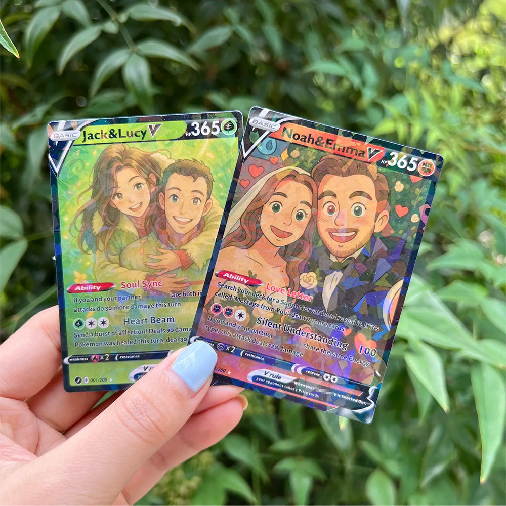 50% OFF🤩Personalized Couple Anime Art Trading Card