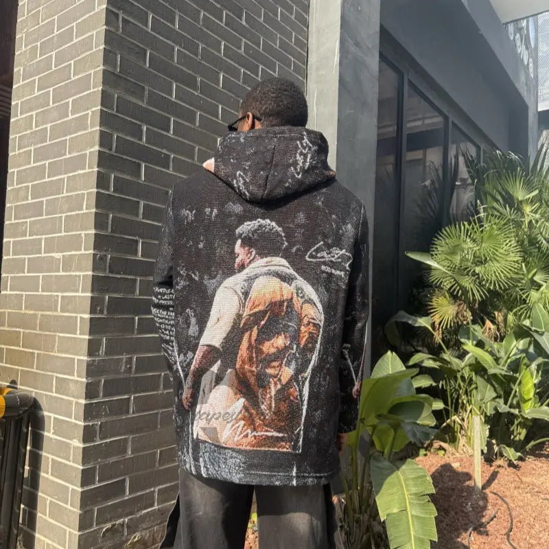 LAST LAP WOVEN TAPESTRY HOODIE