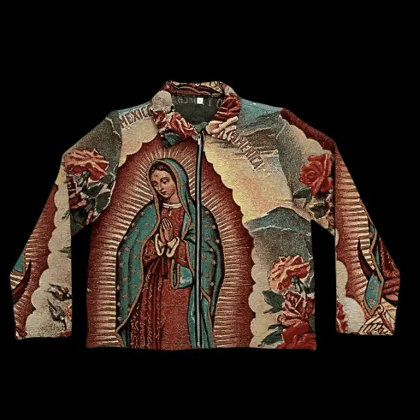 VIRGENCITA WOVEN TAPESTRY JACKET