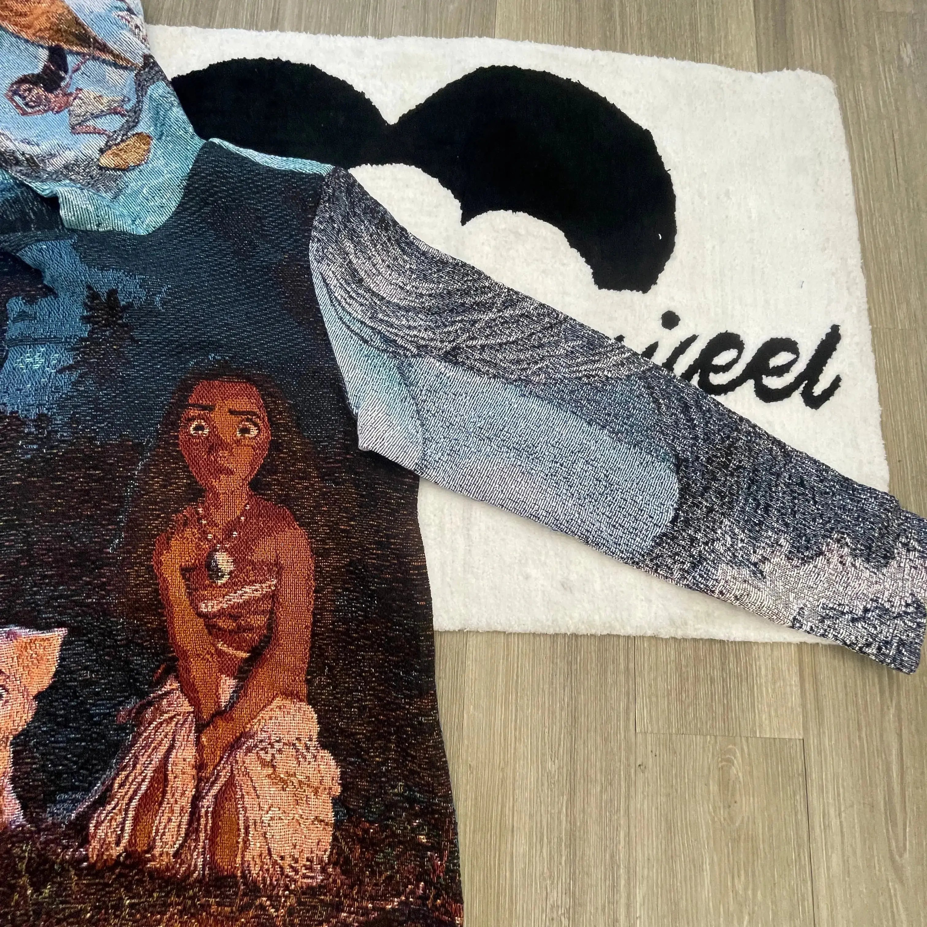 MOANA WOVEN TAPESTRY HOODIE