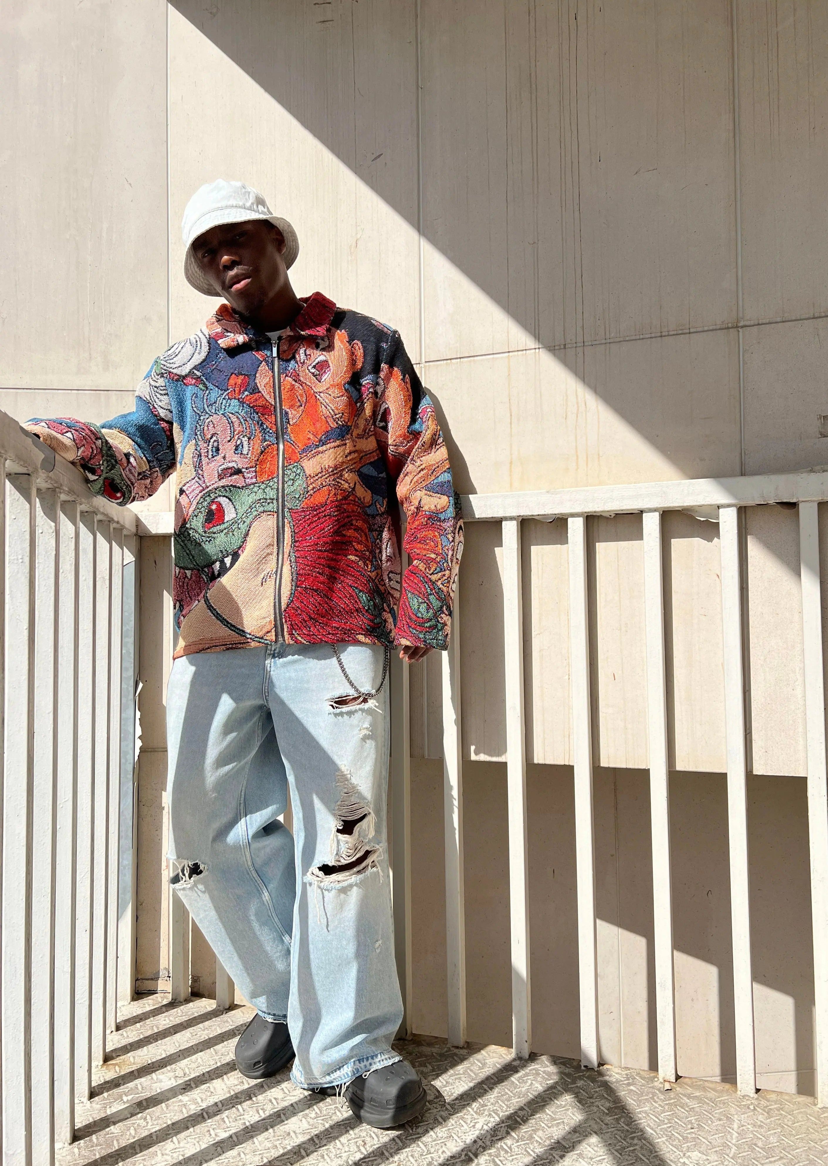 GOKU DRAGON BALL WOVEN TAPESTRY JACKET