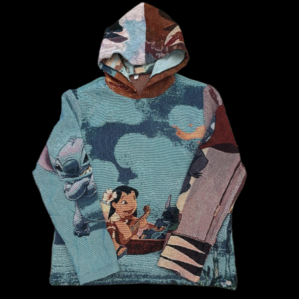 OHANA WOVEN TAPESTRY HOODIE