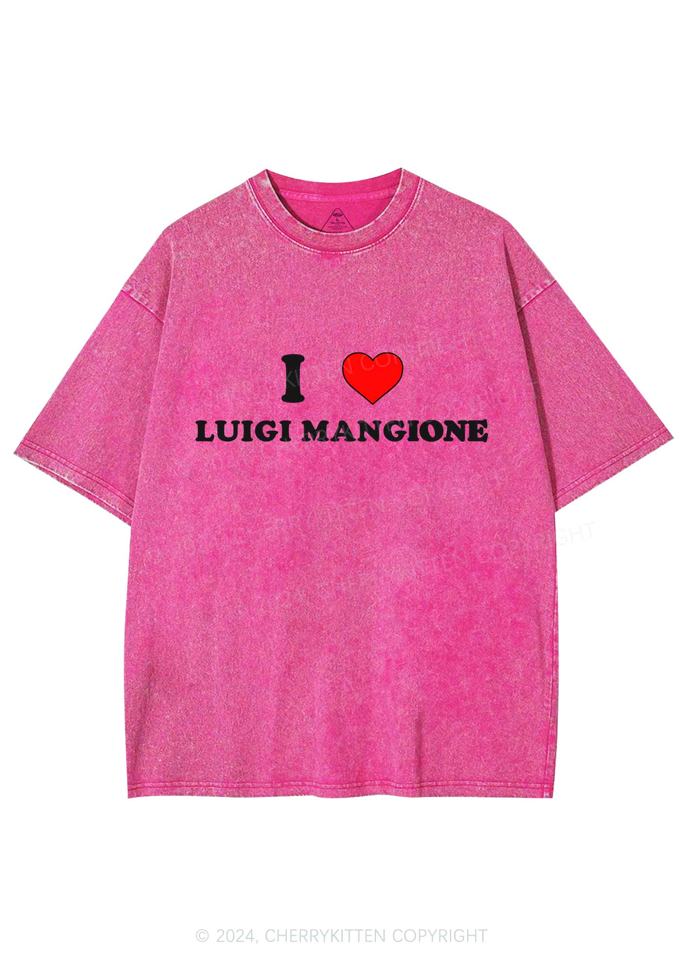 I Love Luigi Y2K Washed Tee Cherrykitten