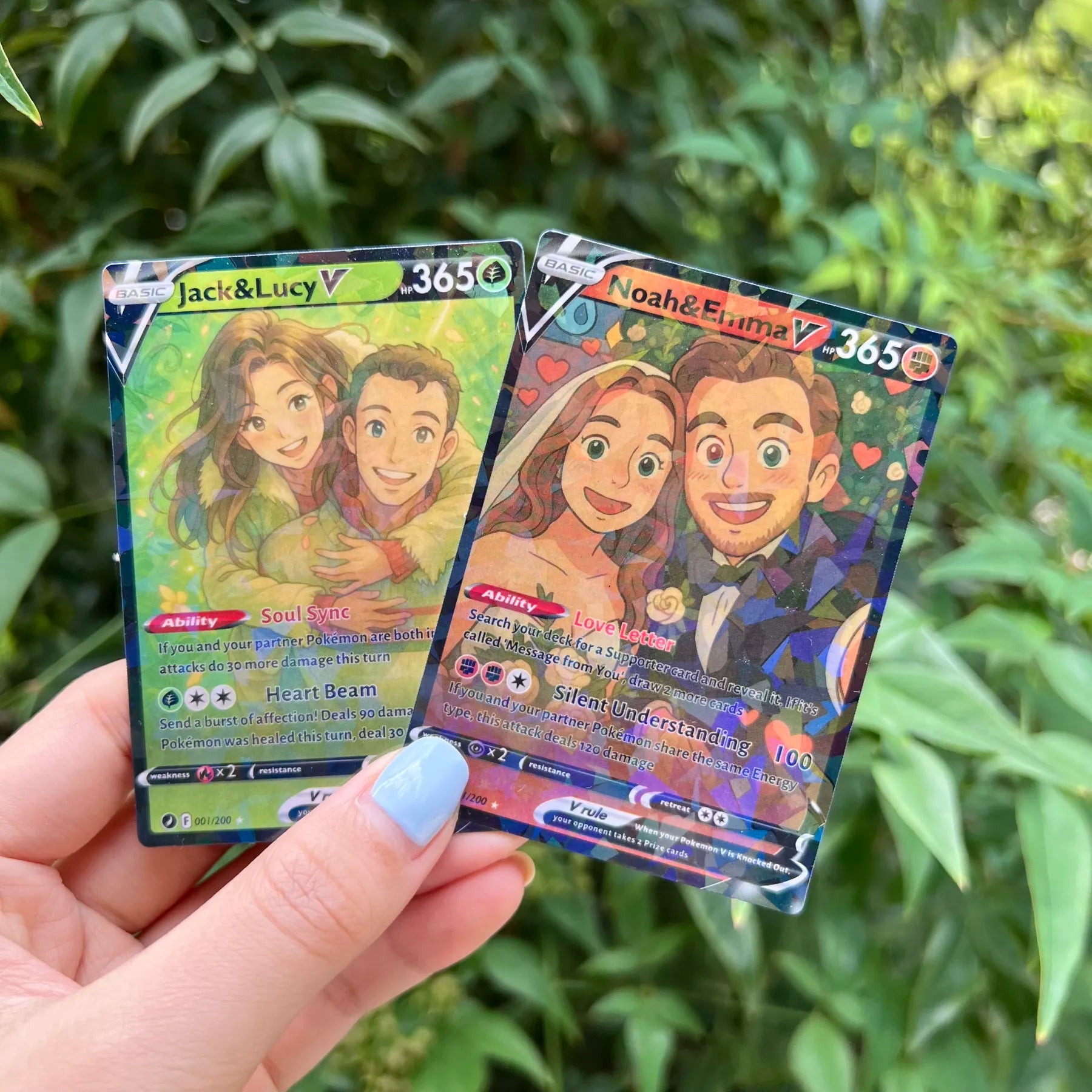 50% OFF🤩Personalized Couple Anime Art Trading Card