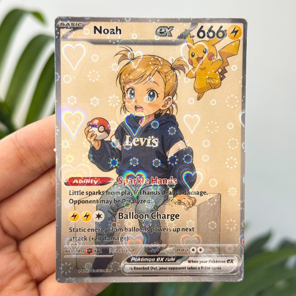 50% OFF🤩Personalized Kid Anime Art Trading Card