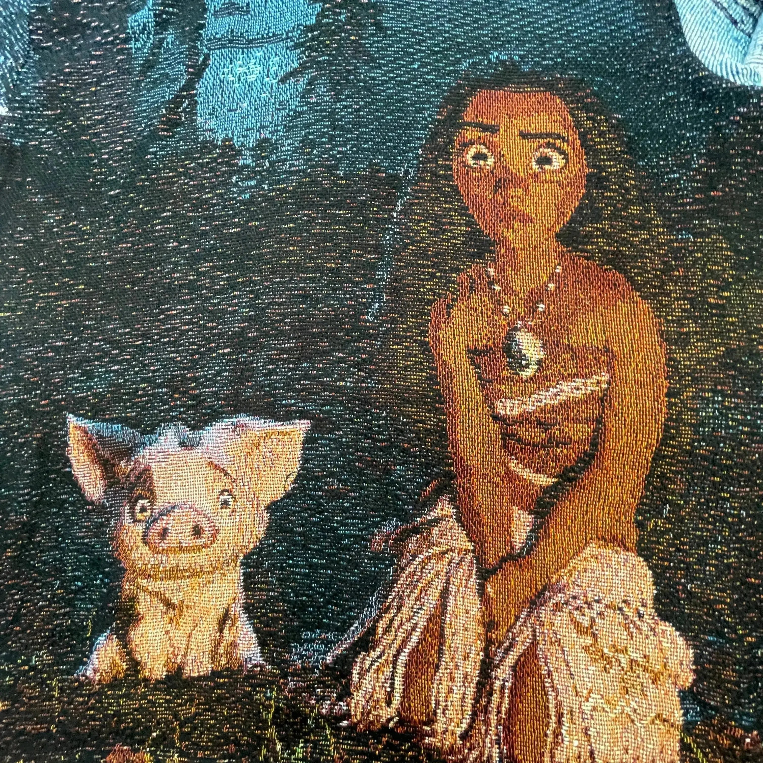 MOANA WOVEN TAPESTRY HOODIE