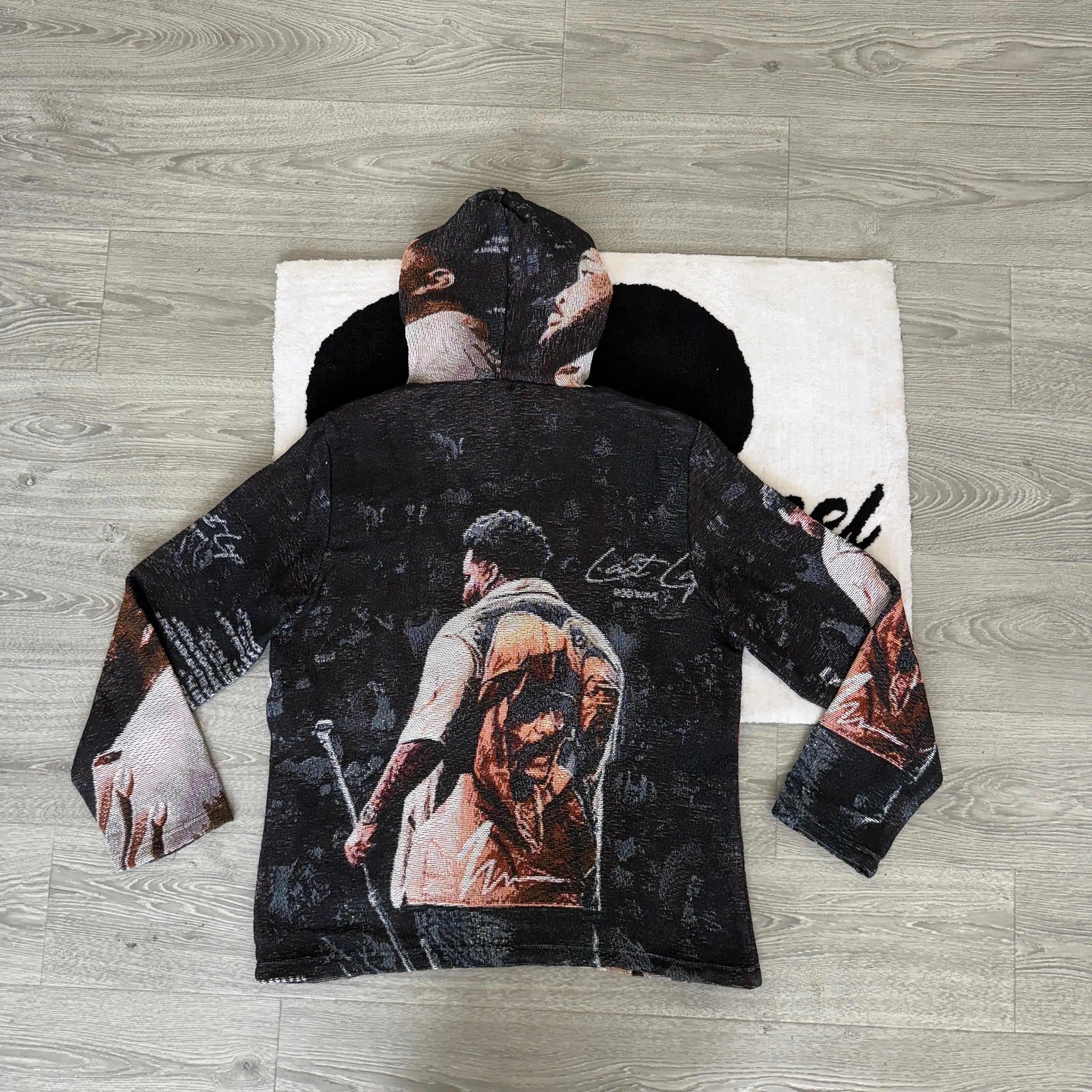LAST LAP WOVEN TAPESTRY HOODIE