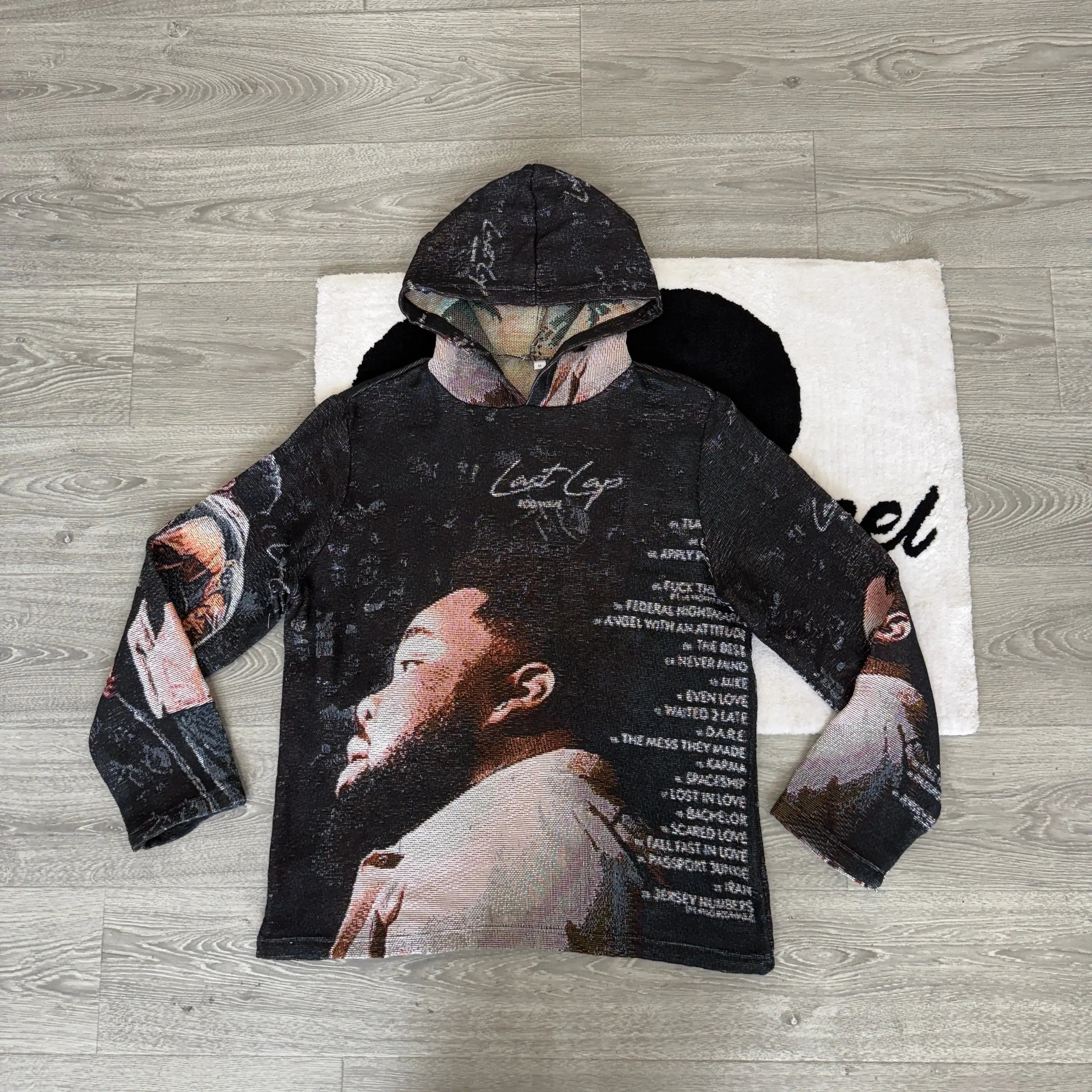 LAST LAP WOVEN TAPESTRY HOODIE