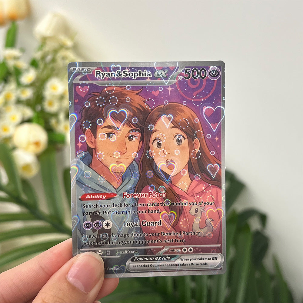 50% OFF🤩Personalized Couple Anime Art Trading Card