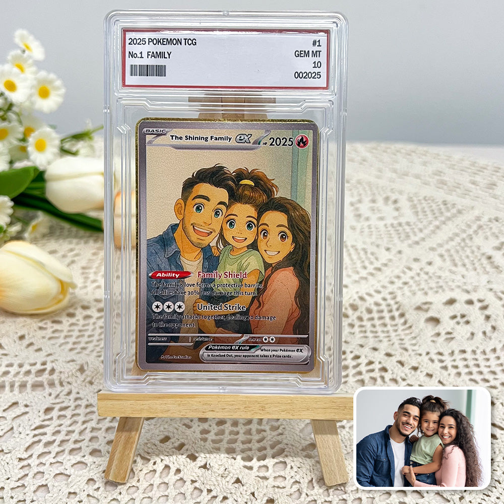 50% OFF🤩Personalized Famliy Anime Art Trading Card