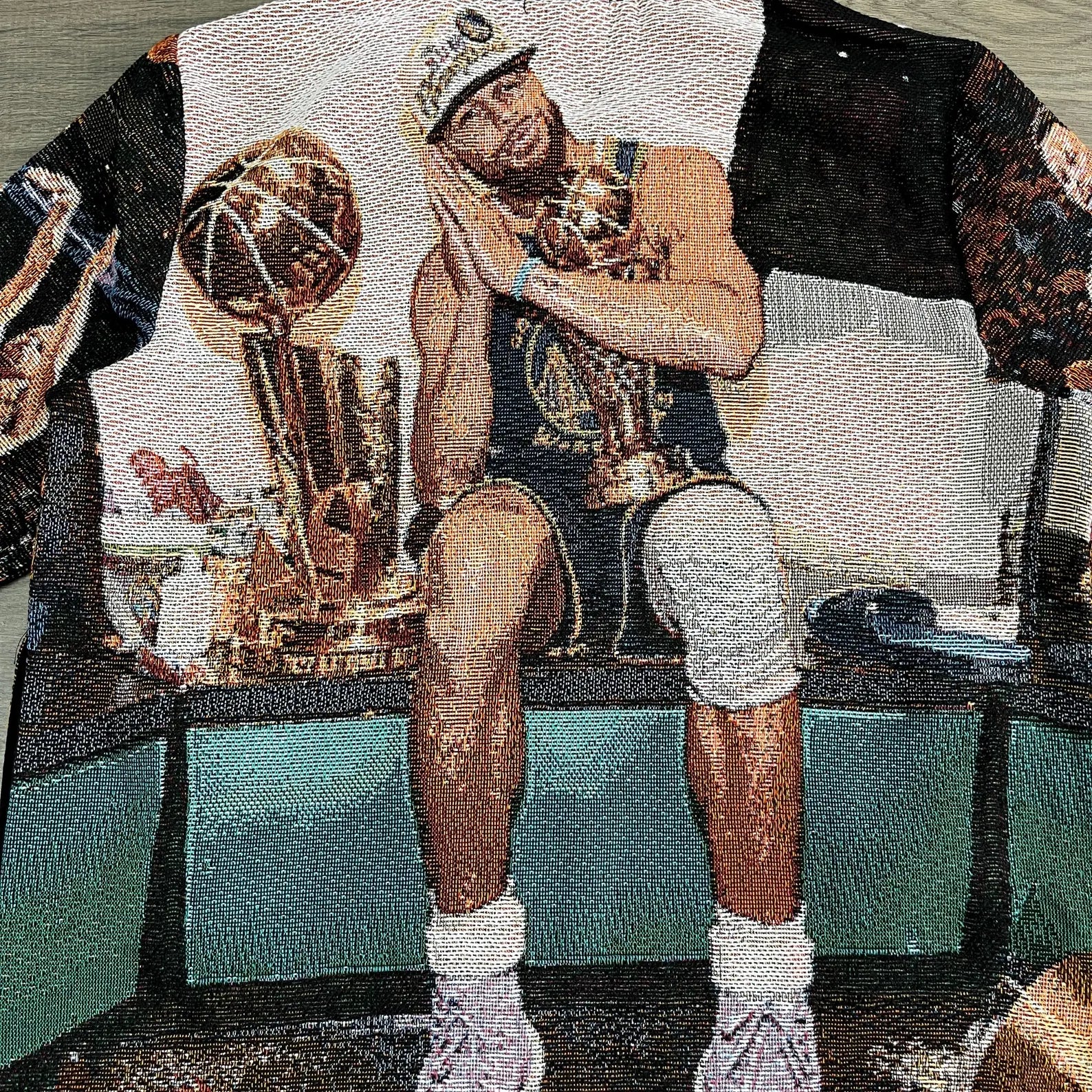 STEPHEN CURRY WOVEN TAPESTRY JACKET