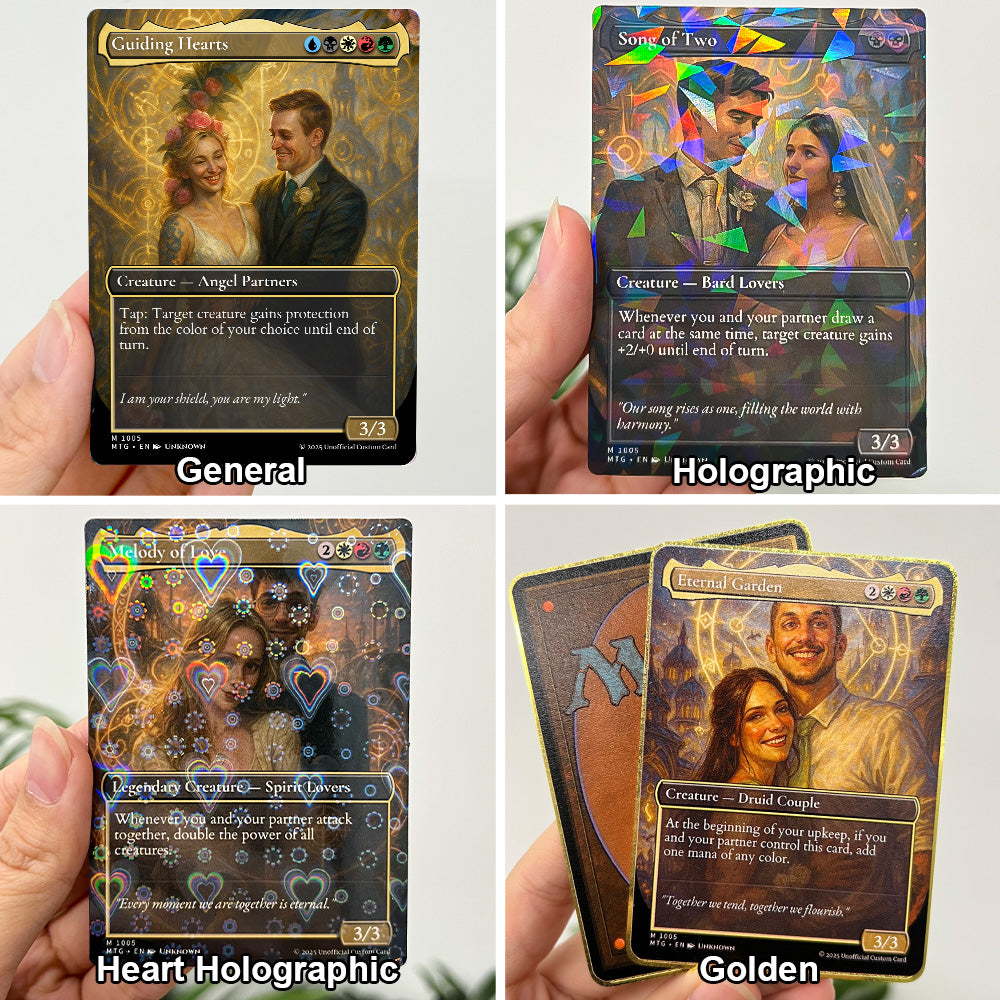 50% OFF🤩Custom Magic-Style MTG Couple Art Card