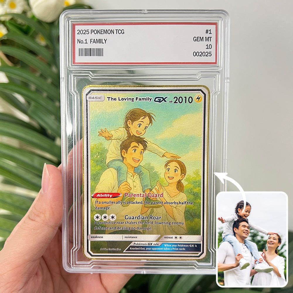 50% OFF🤩Personalized Famliy Anime Art Trading Card