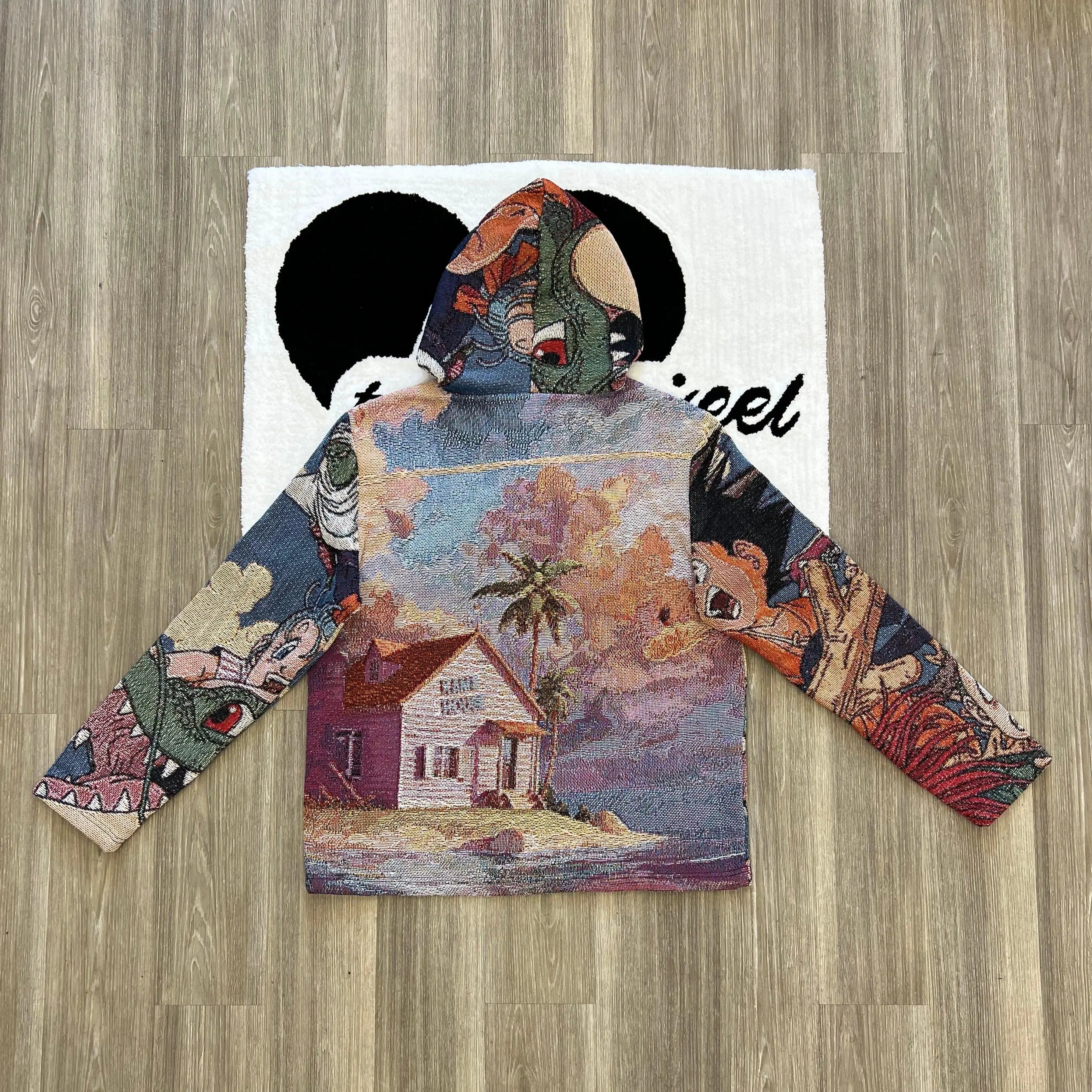 DRAGON WOVEN TAPESTRY HOODIE