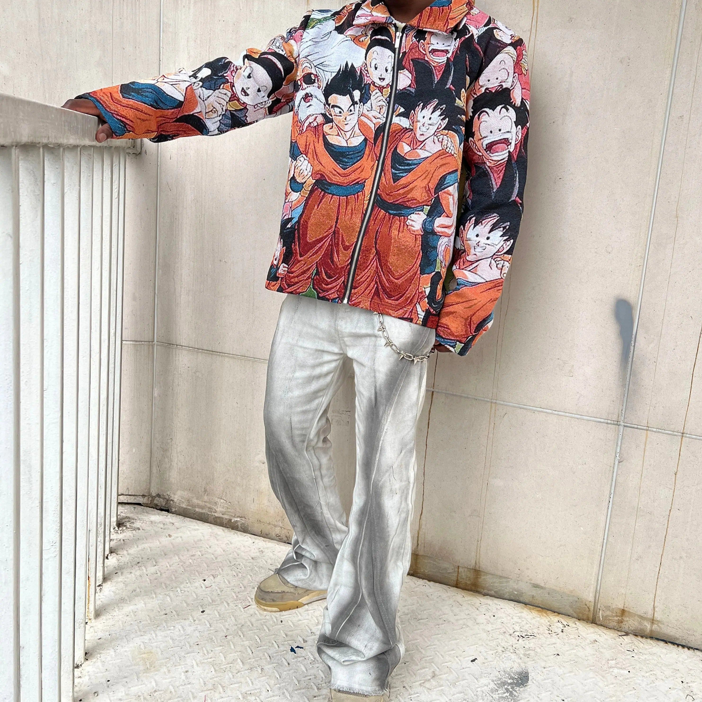 FRIENDS & FAMILY GOKU TAPESTRY JACKET