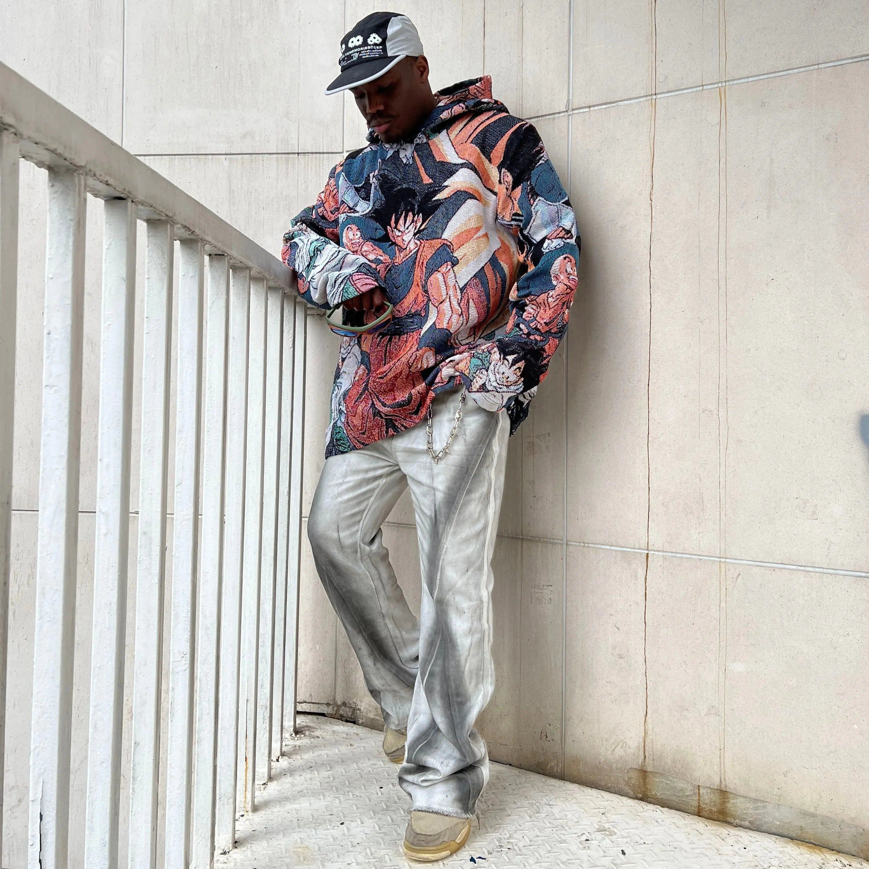 DBZ GOKU WOVEN TAPESTRY HOODIE