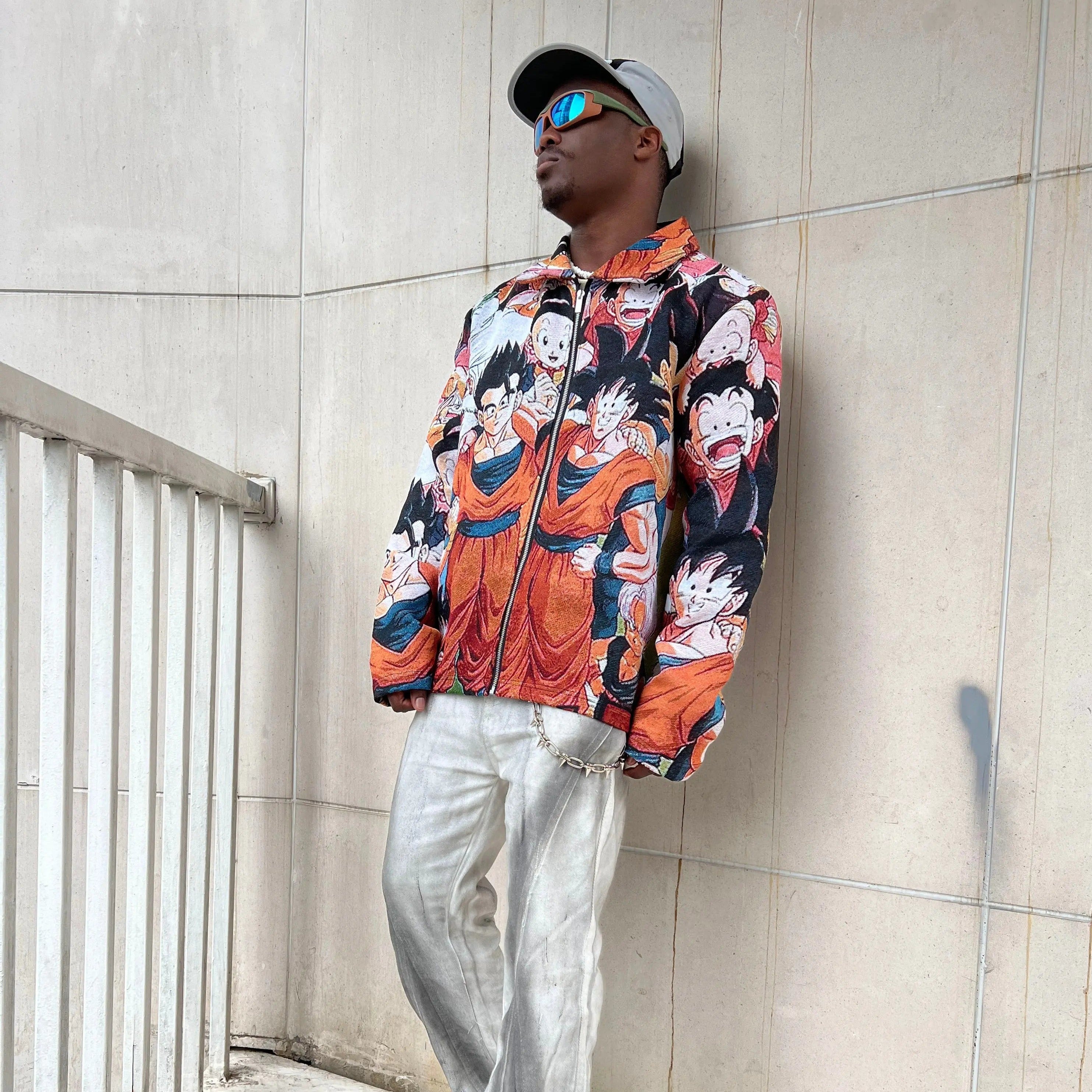 FRIENDS & FAMILY GOKU TAPESTRY JACKET