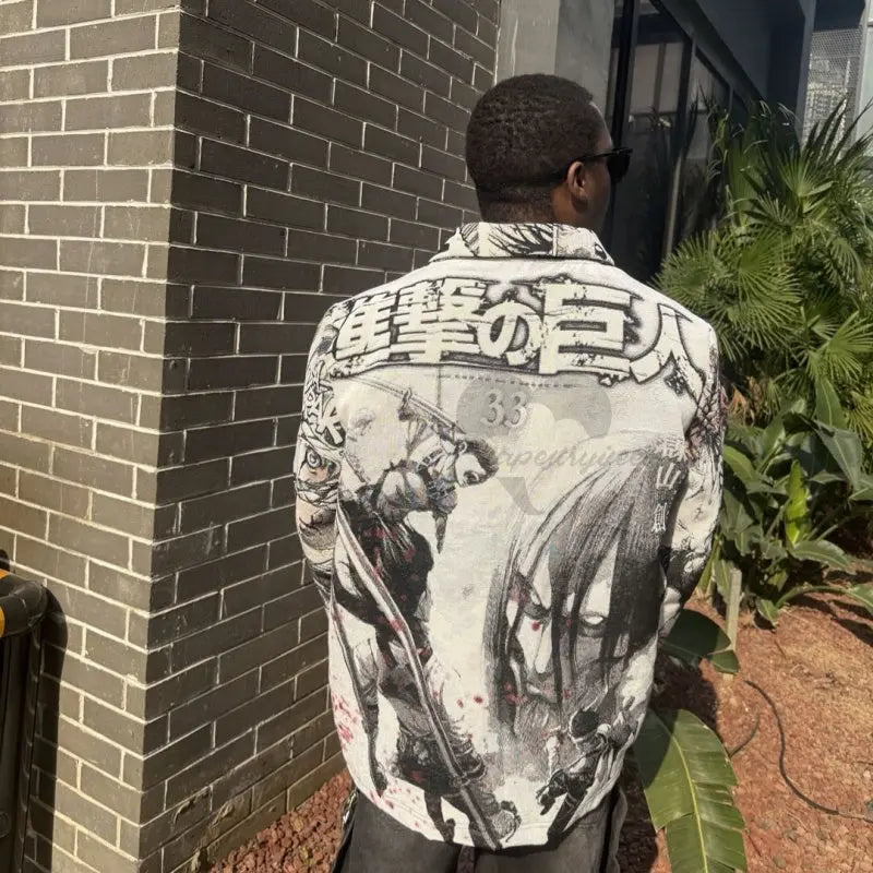 ATTACK ON TITAN WOVEN TAPESTRY JACKET