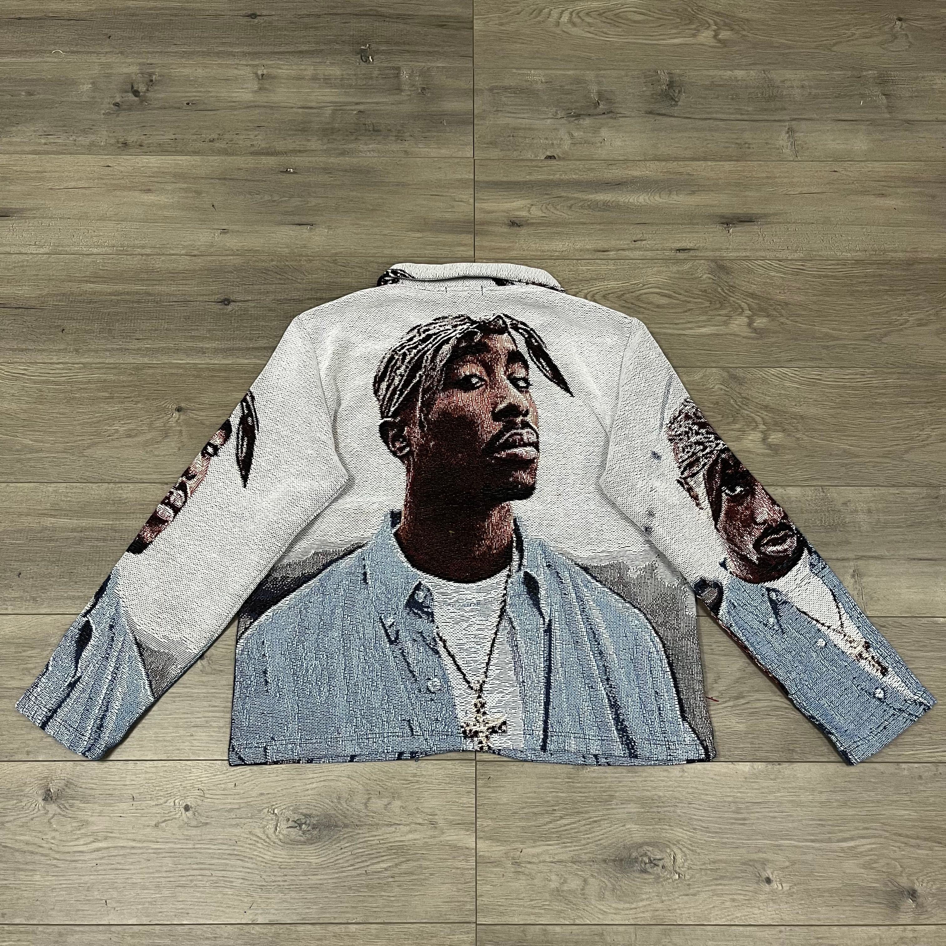 BLUE 2PAC TAPESTRY JACKET